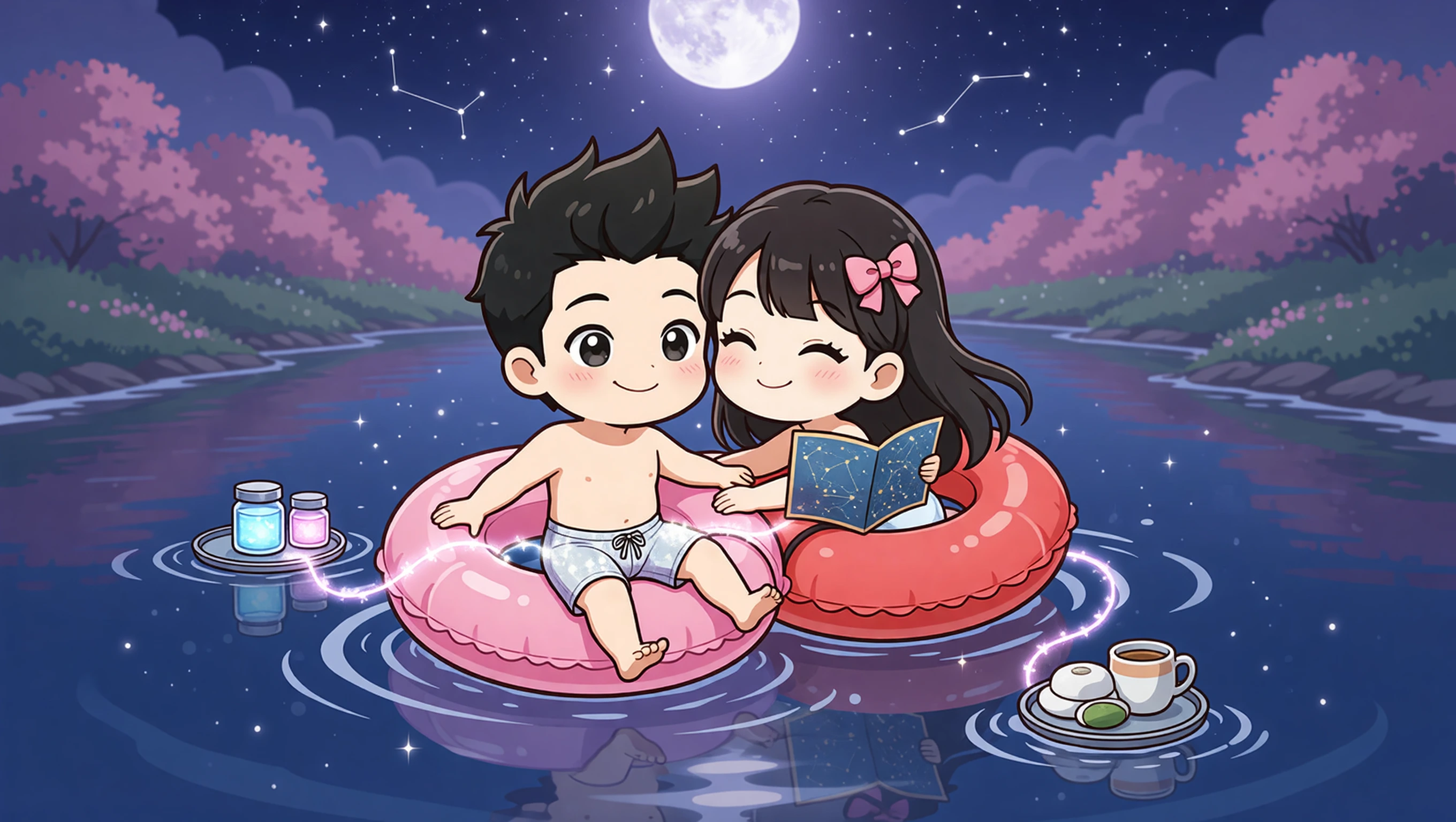 Starlit Sanctuary Splash illustration