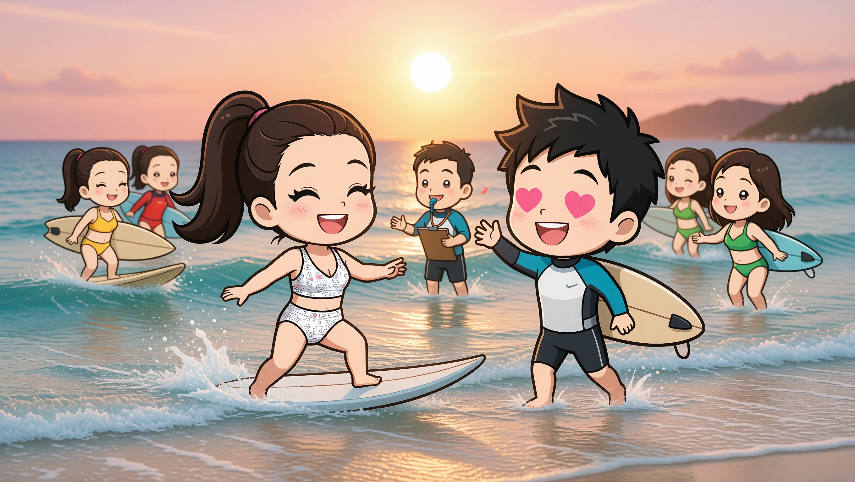 Sunrise Group Lesson illustration