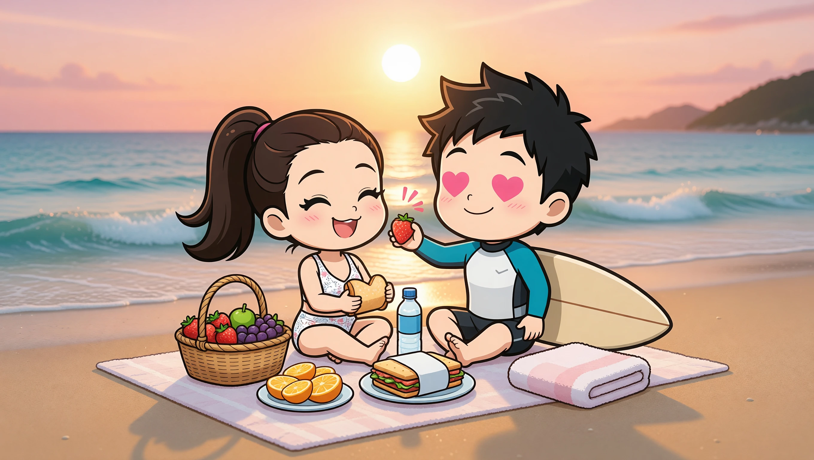 Surfside Picnic illustration