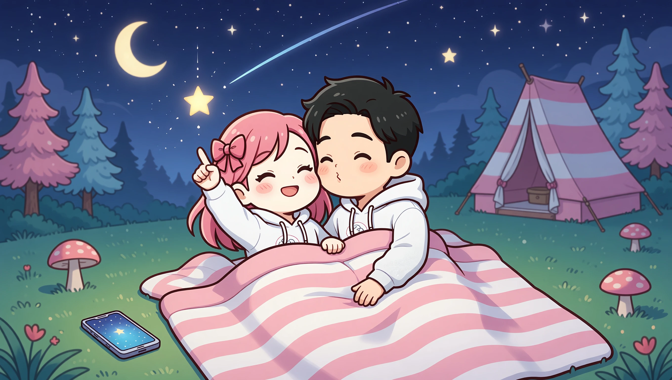 Look at The Stars illustration