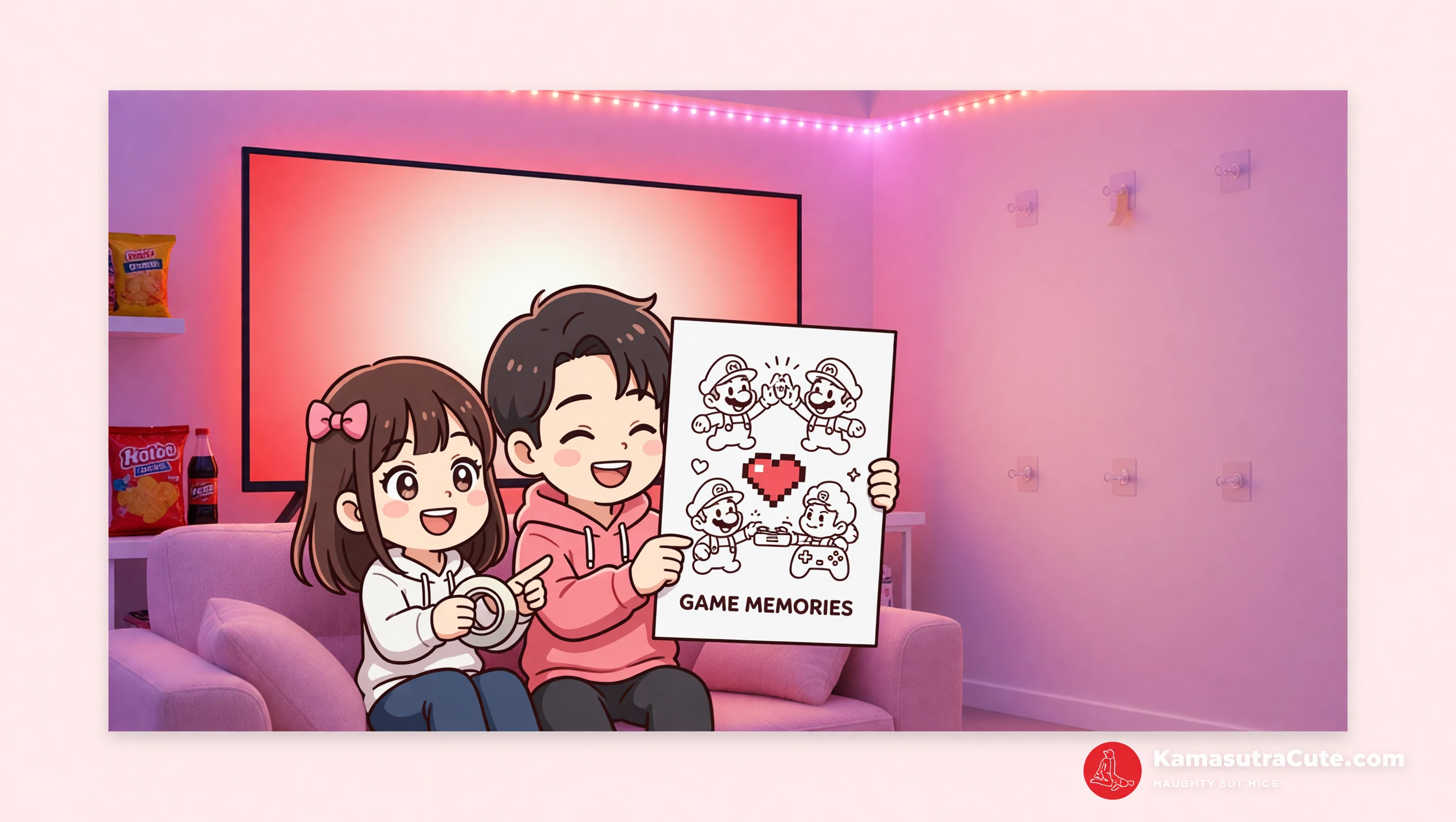 Hang a Poster illustration