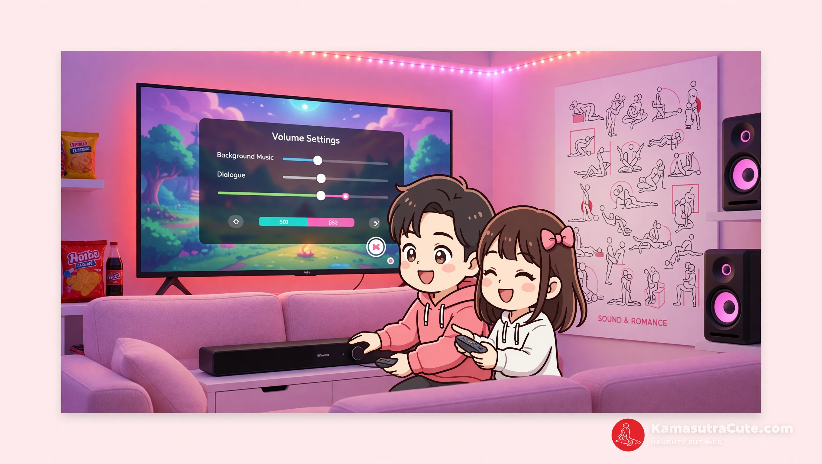 Set up Sound illustration