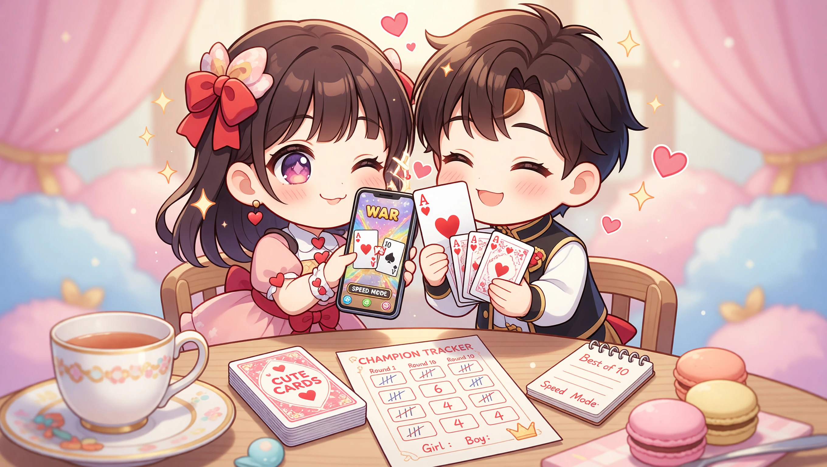 War of Cards Digital Duel + Physical Clash illustration