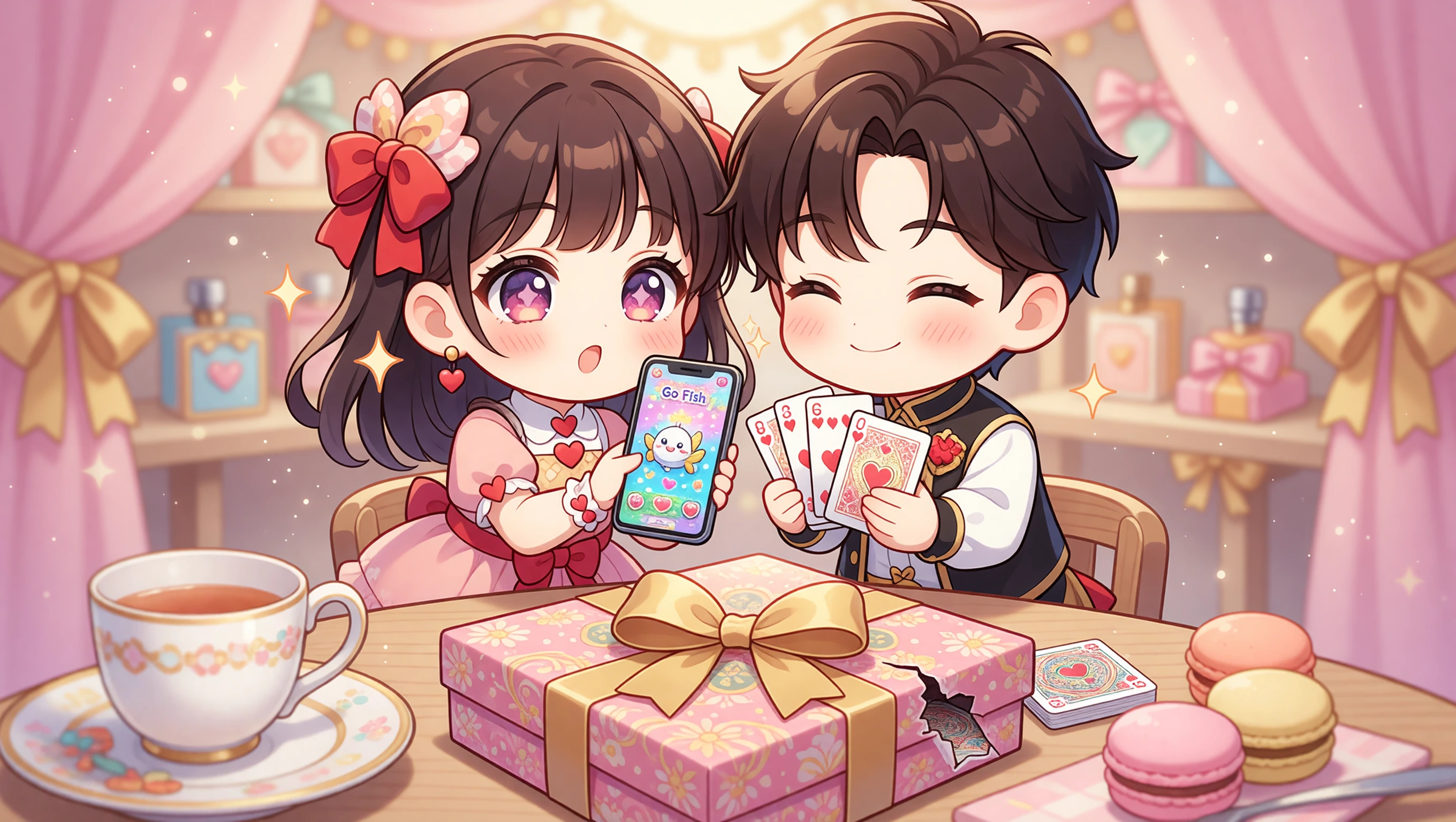 Go Fish Flirt App + Deck Discovery illustration