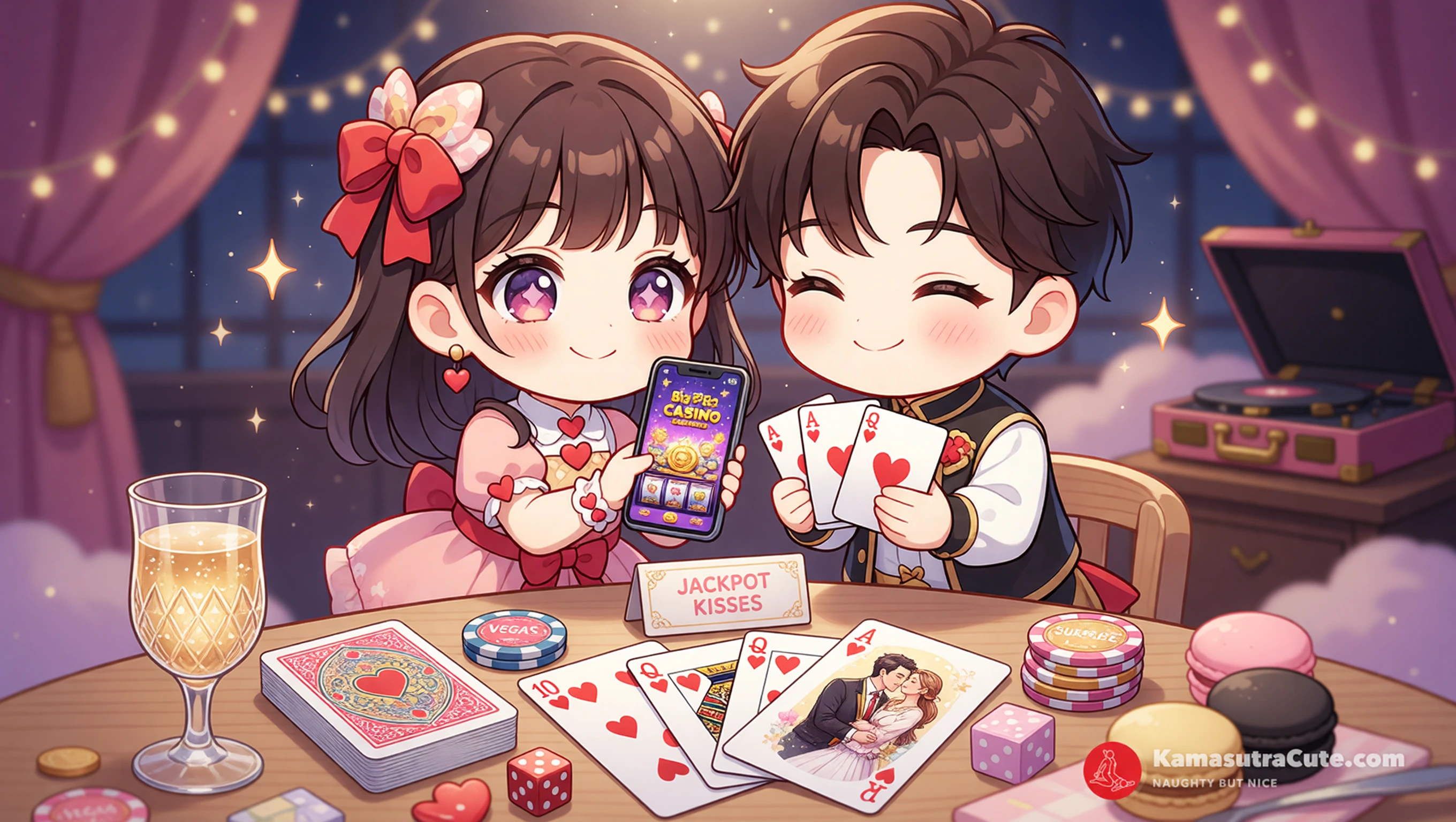 Casino Night App + Home High Roller illustration