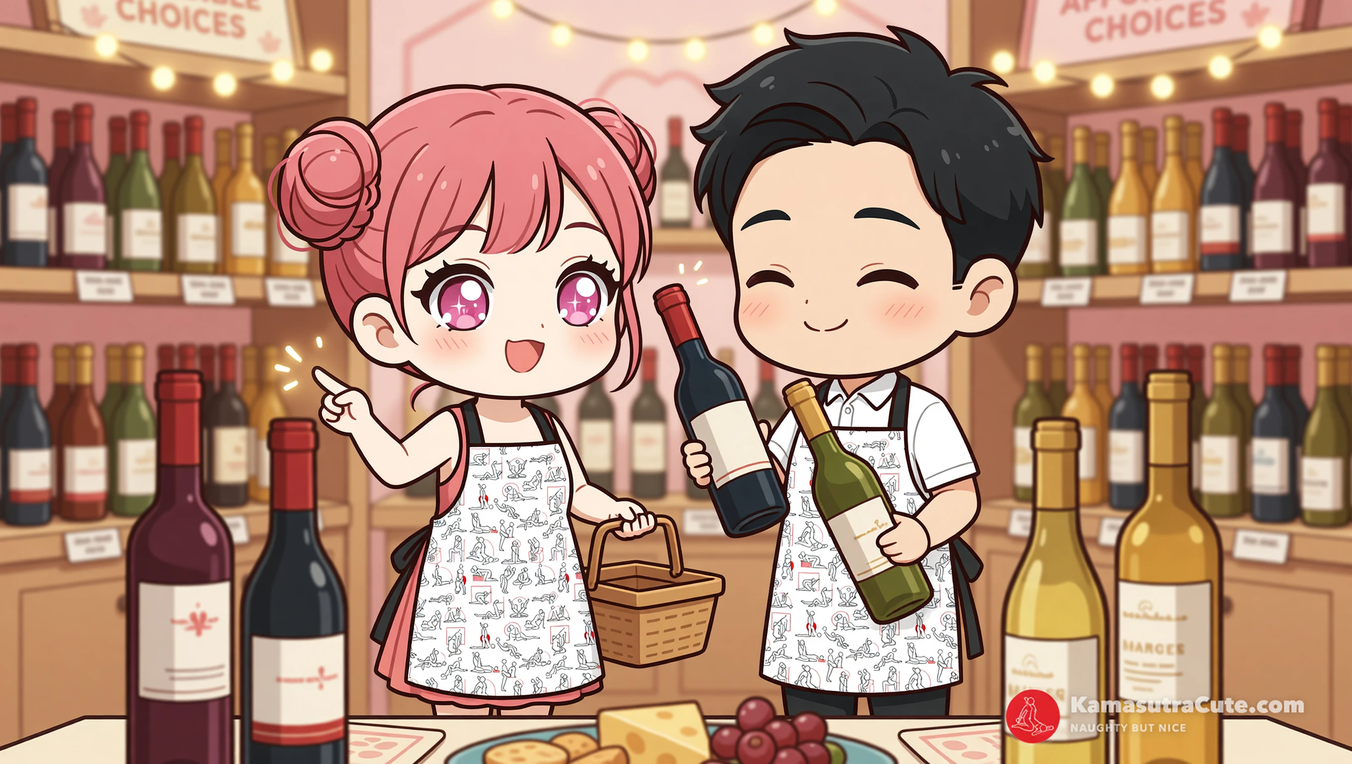 Choose The Wines illustration