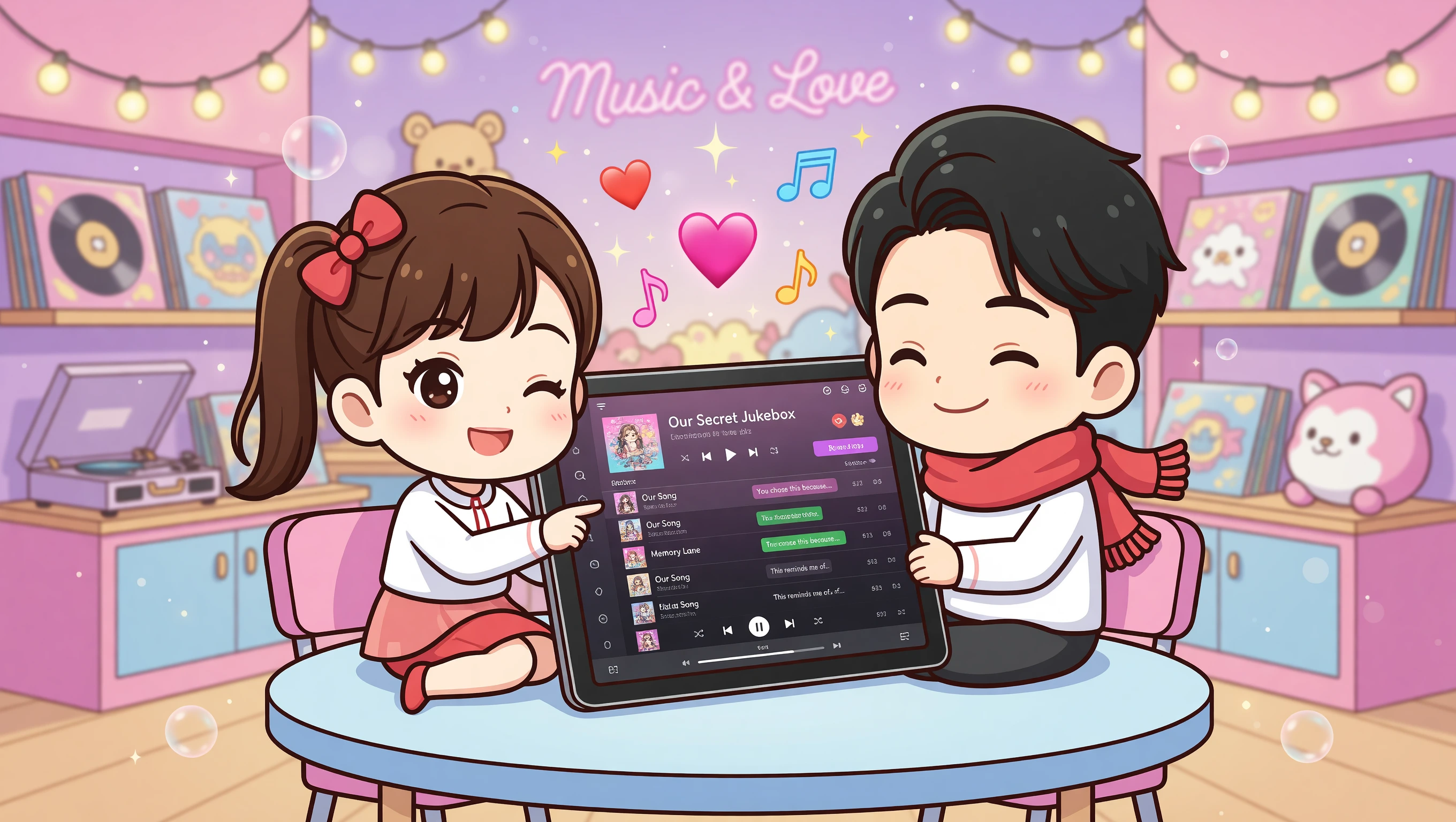 Build Shared Playlists illustration