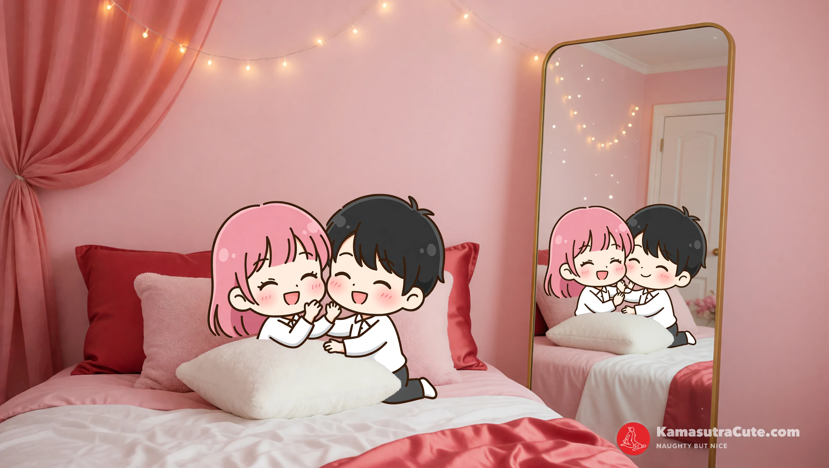 Place a Large Mirror illustration