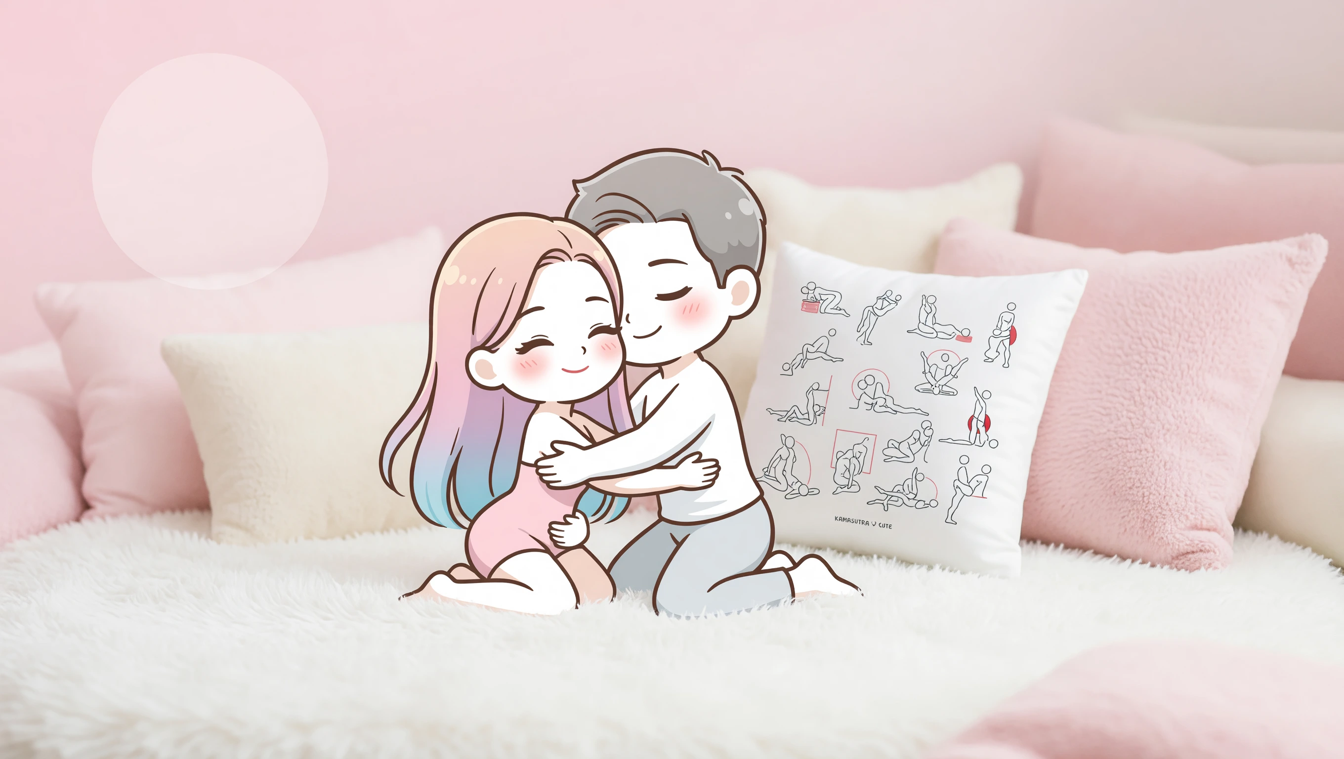 Spooning illustration