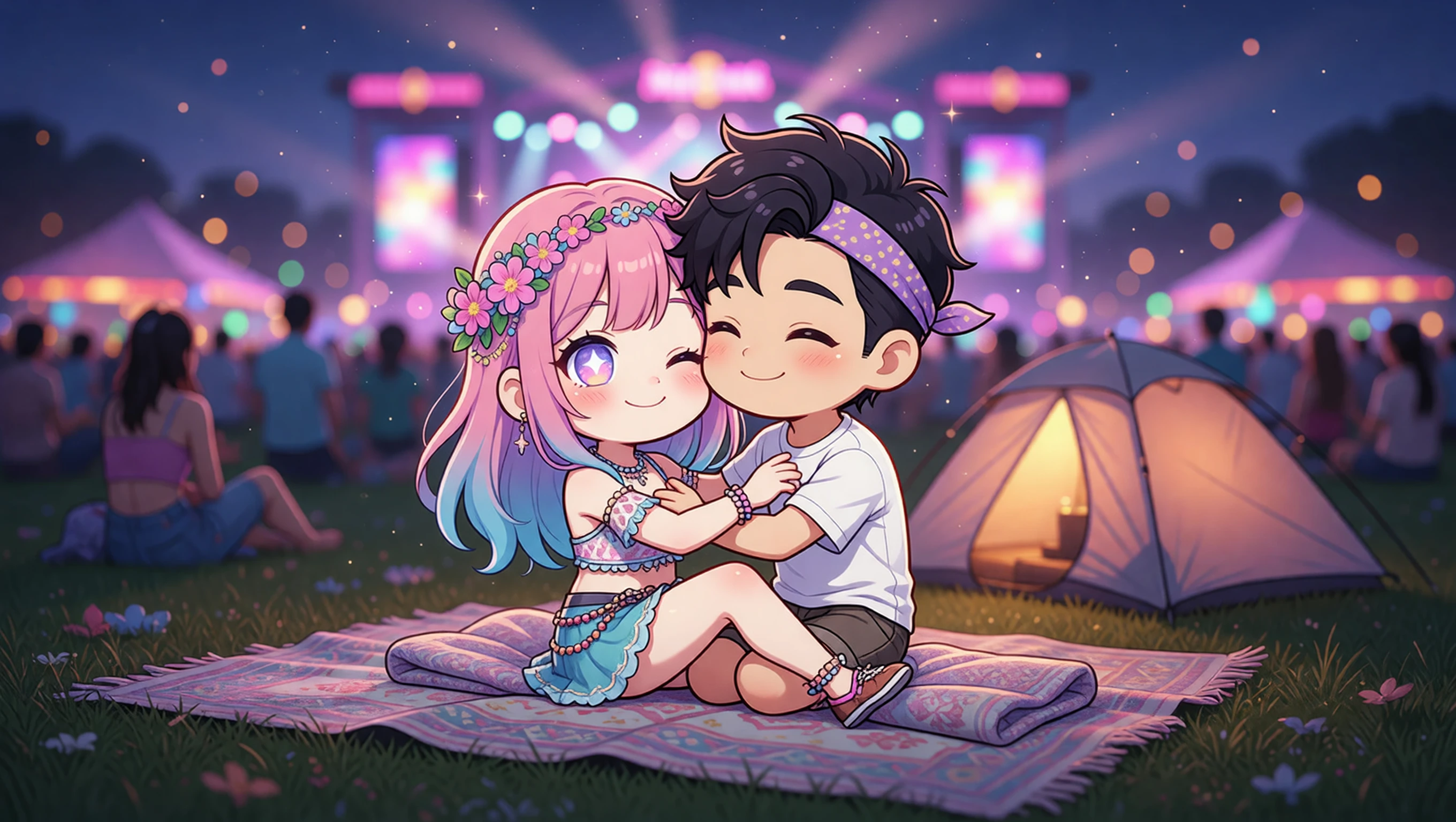 Blanket Lotus illustration