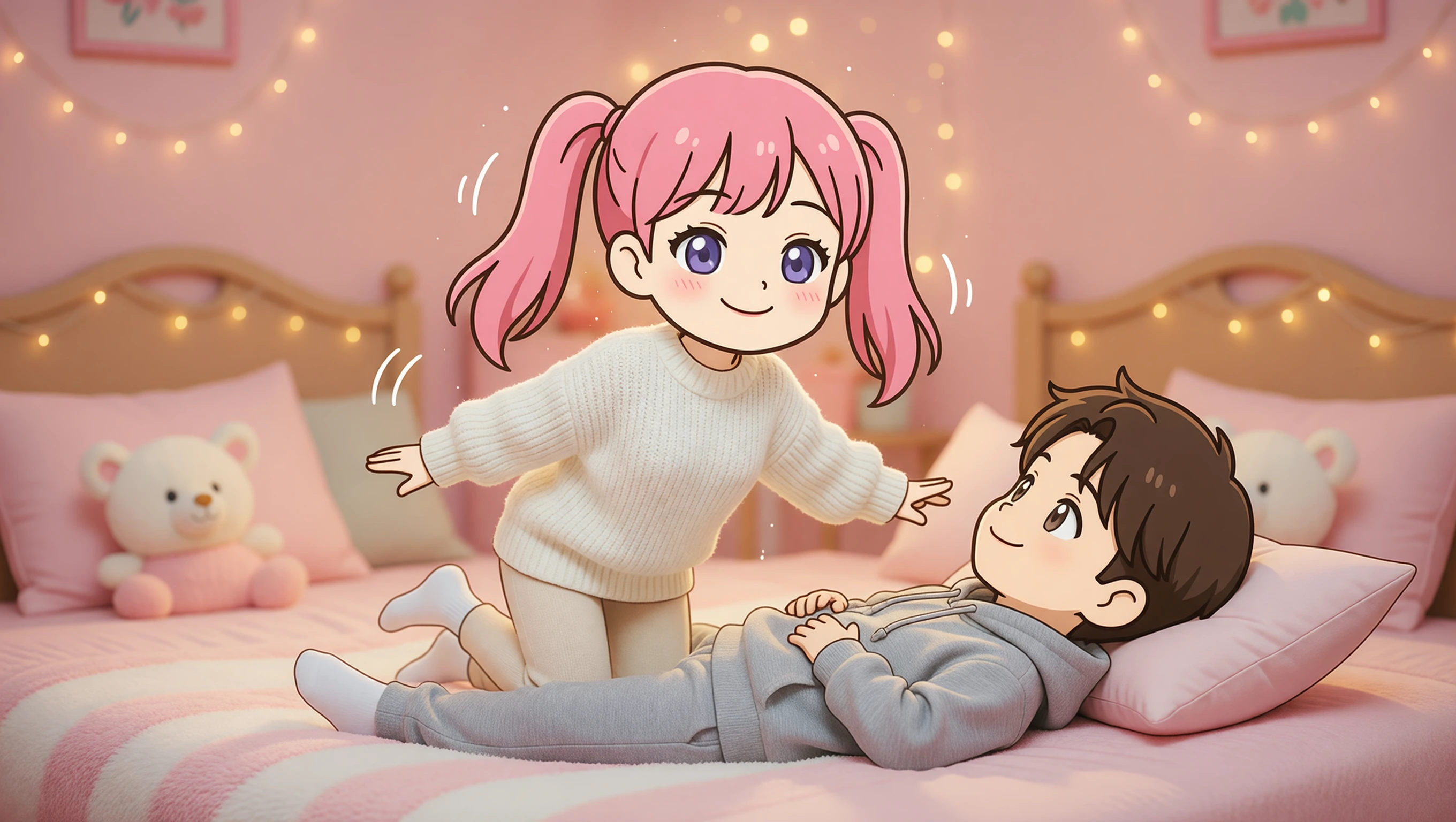 Woman on Top Position illustration