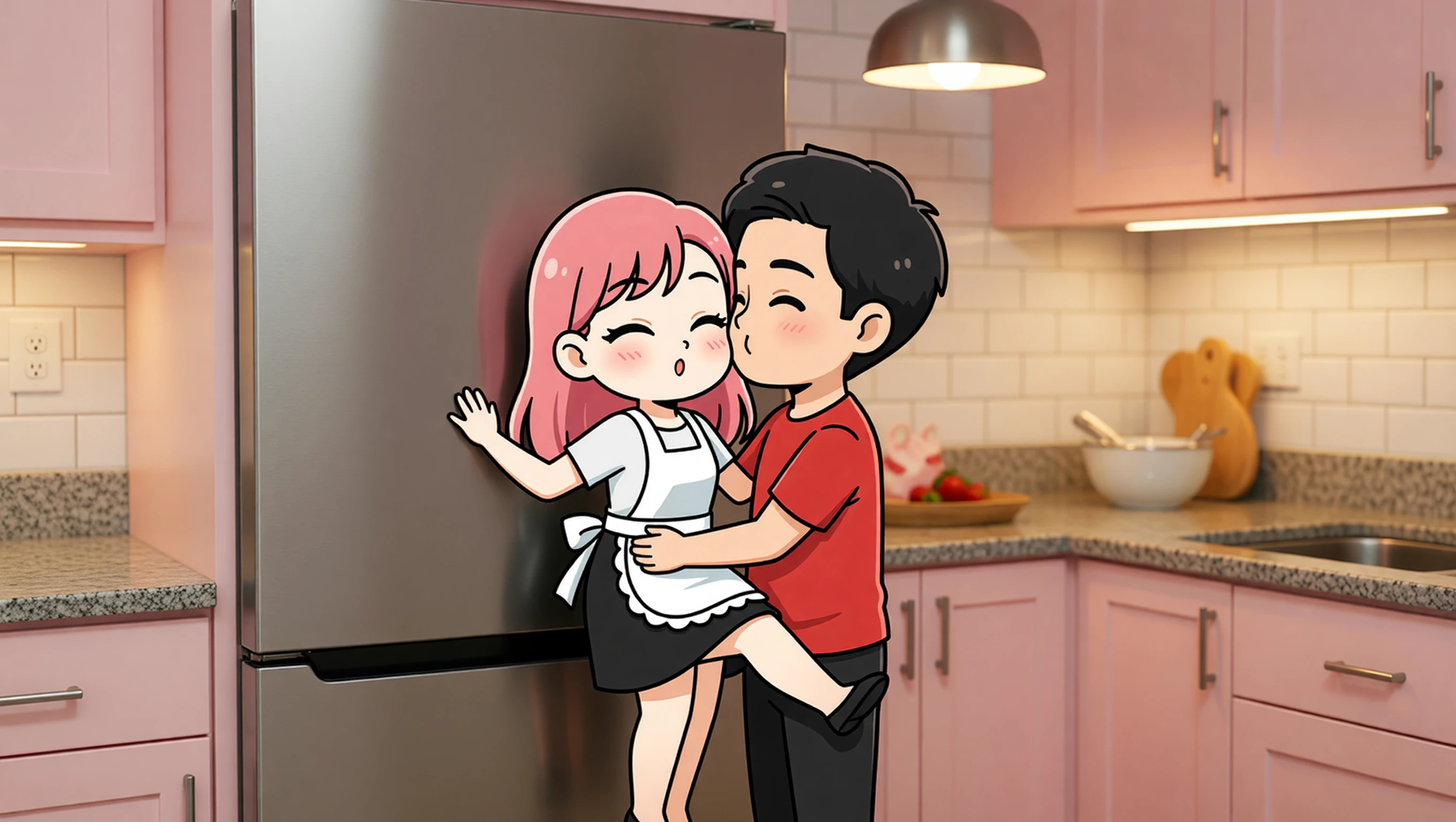 Press to The Fridge illustration
