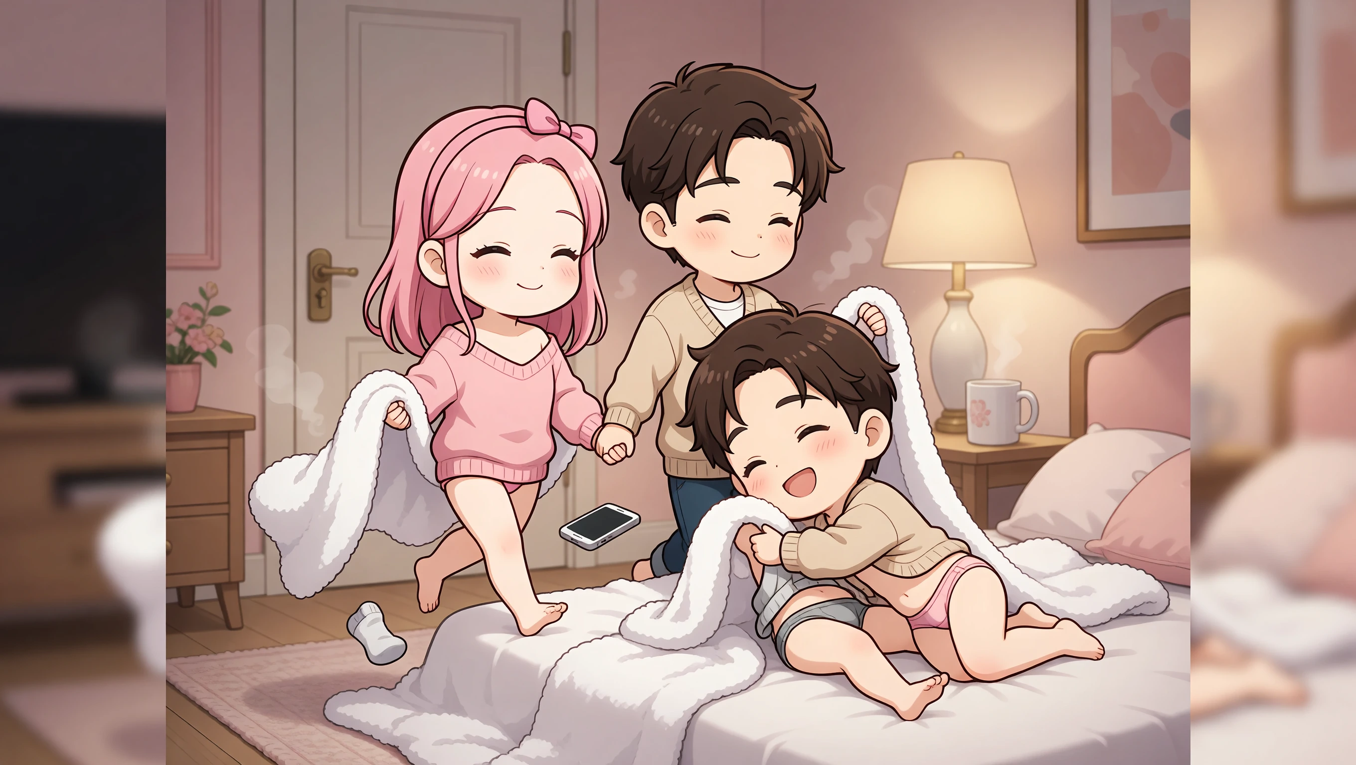 Move to Bedroom illustration