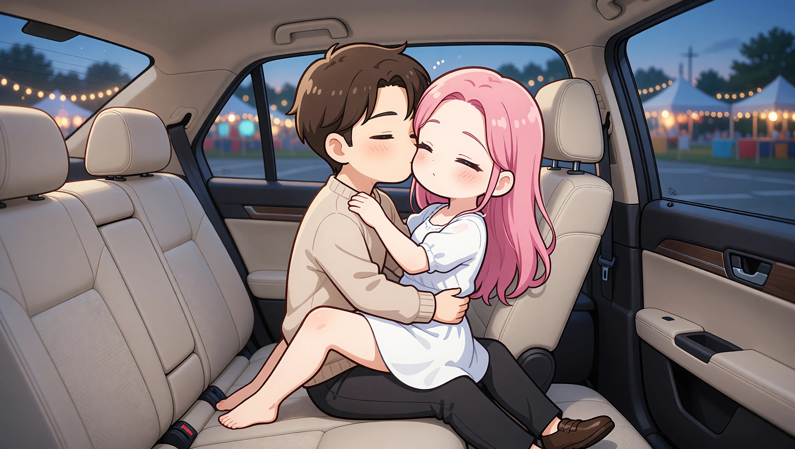 Backseat Straddle illustration