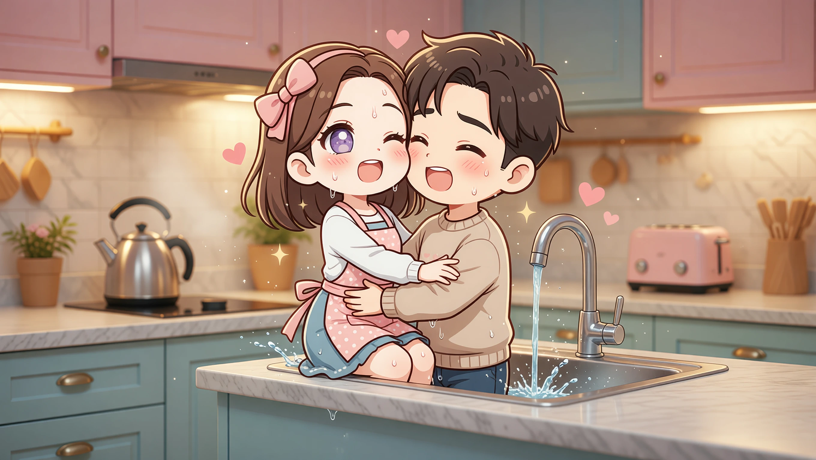 Sink Edge Perch illustration