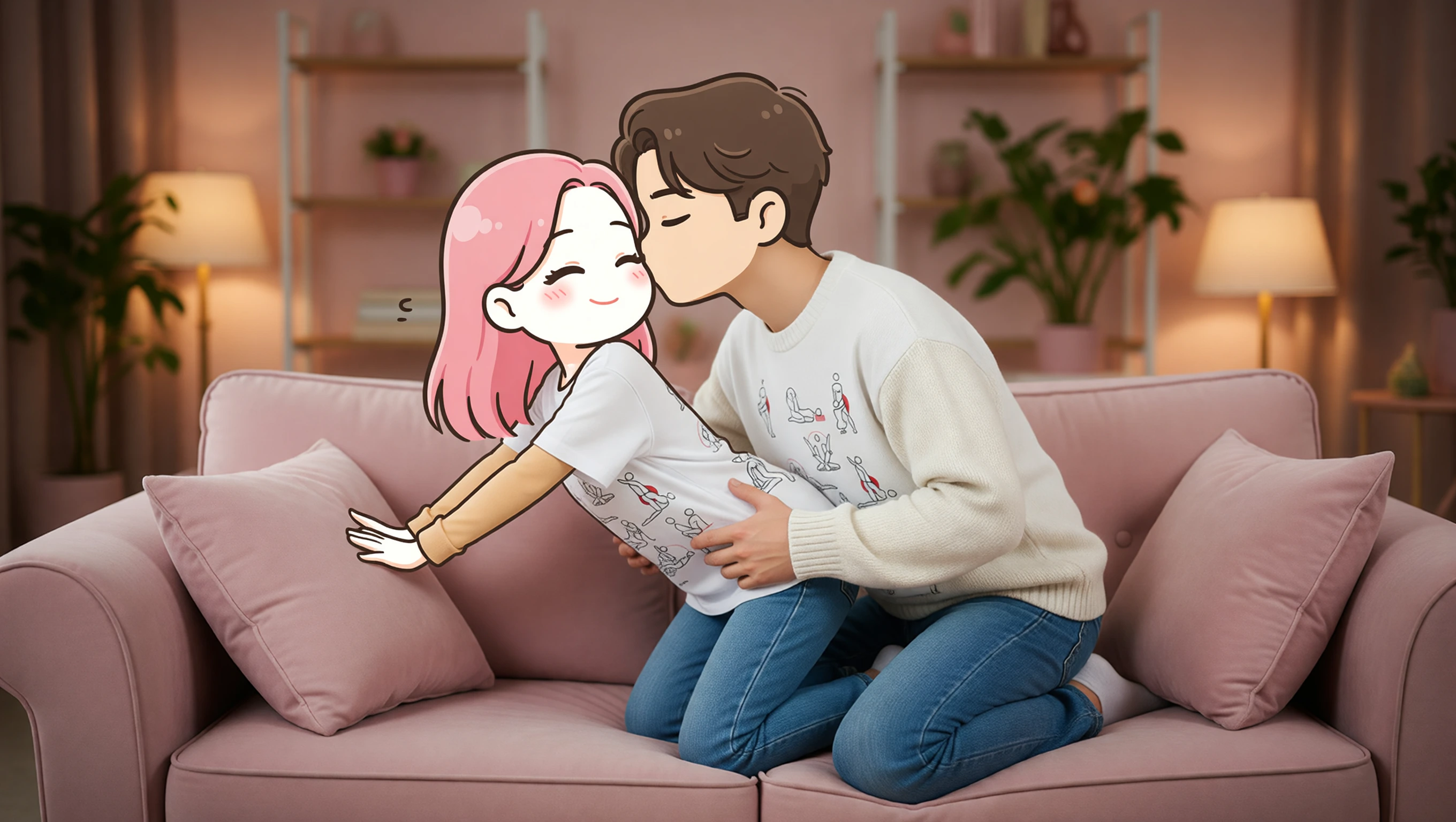 Sofa Lean illustration