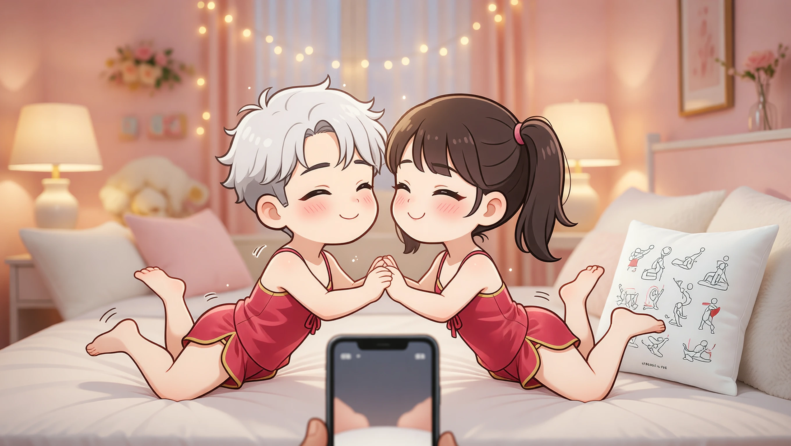 do Spooning Pose illustration