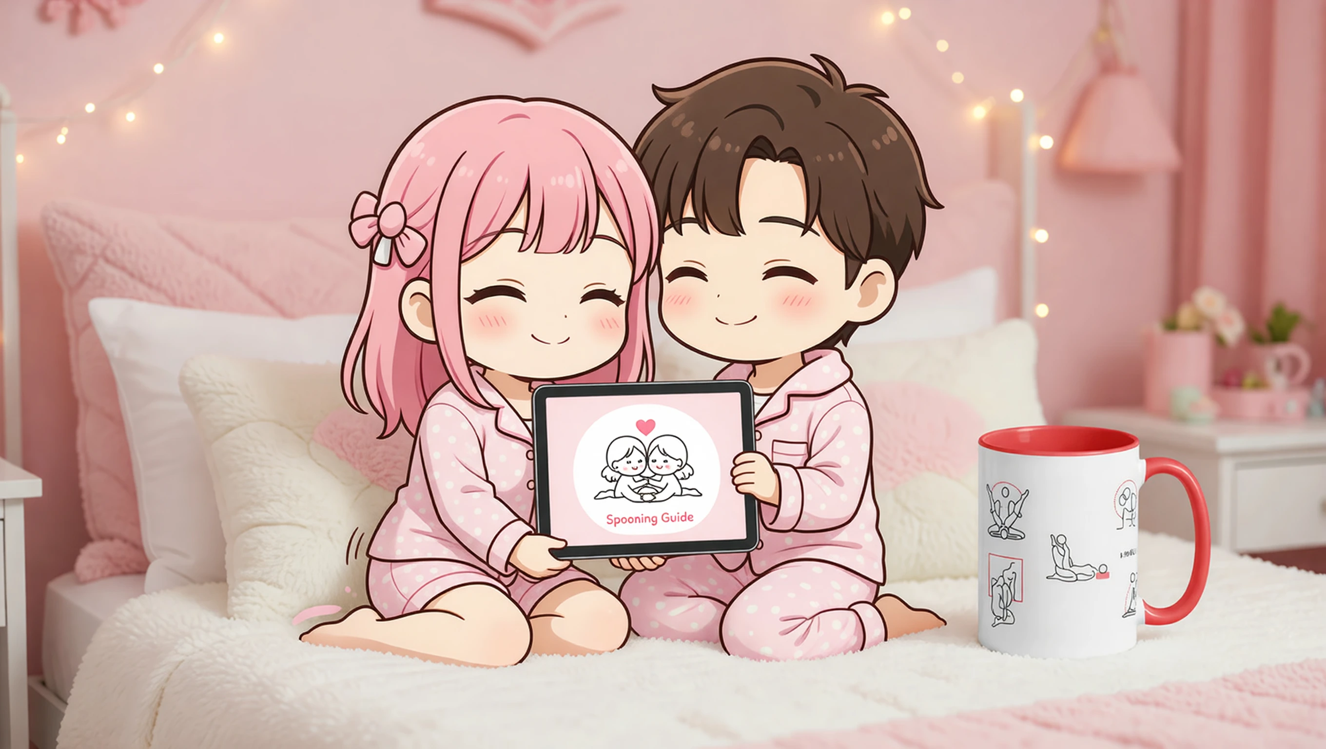 Spooning Video illustration