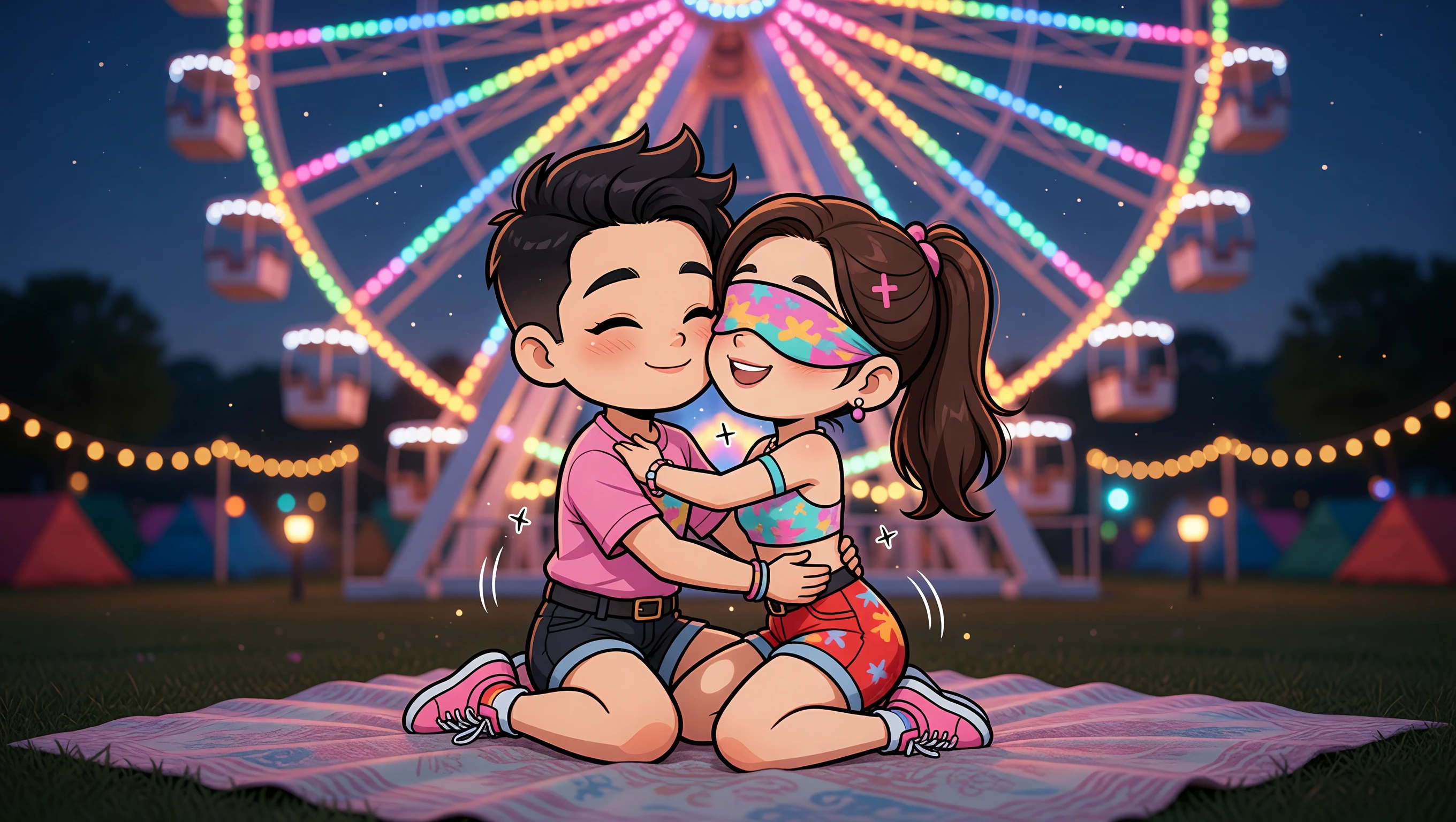 Blanket Straddle illustration