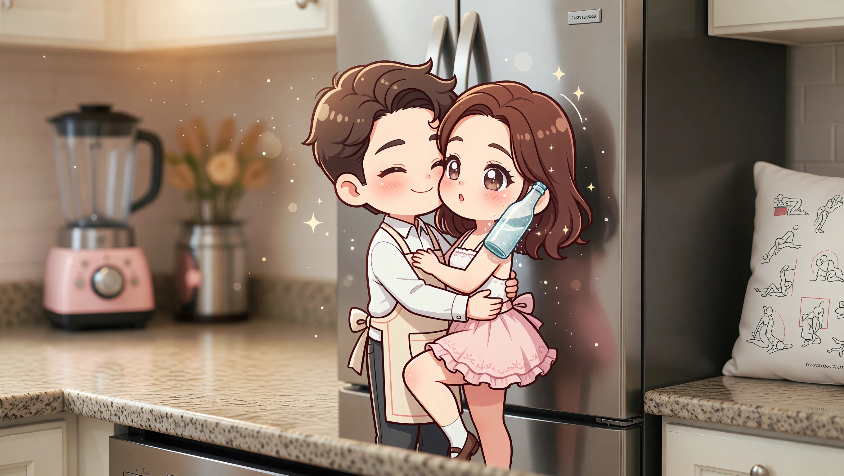 Against The Fridge illustration