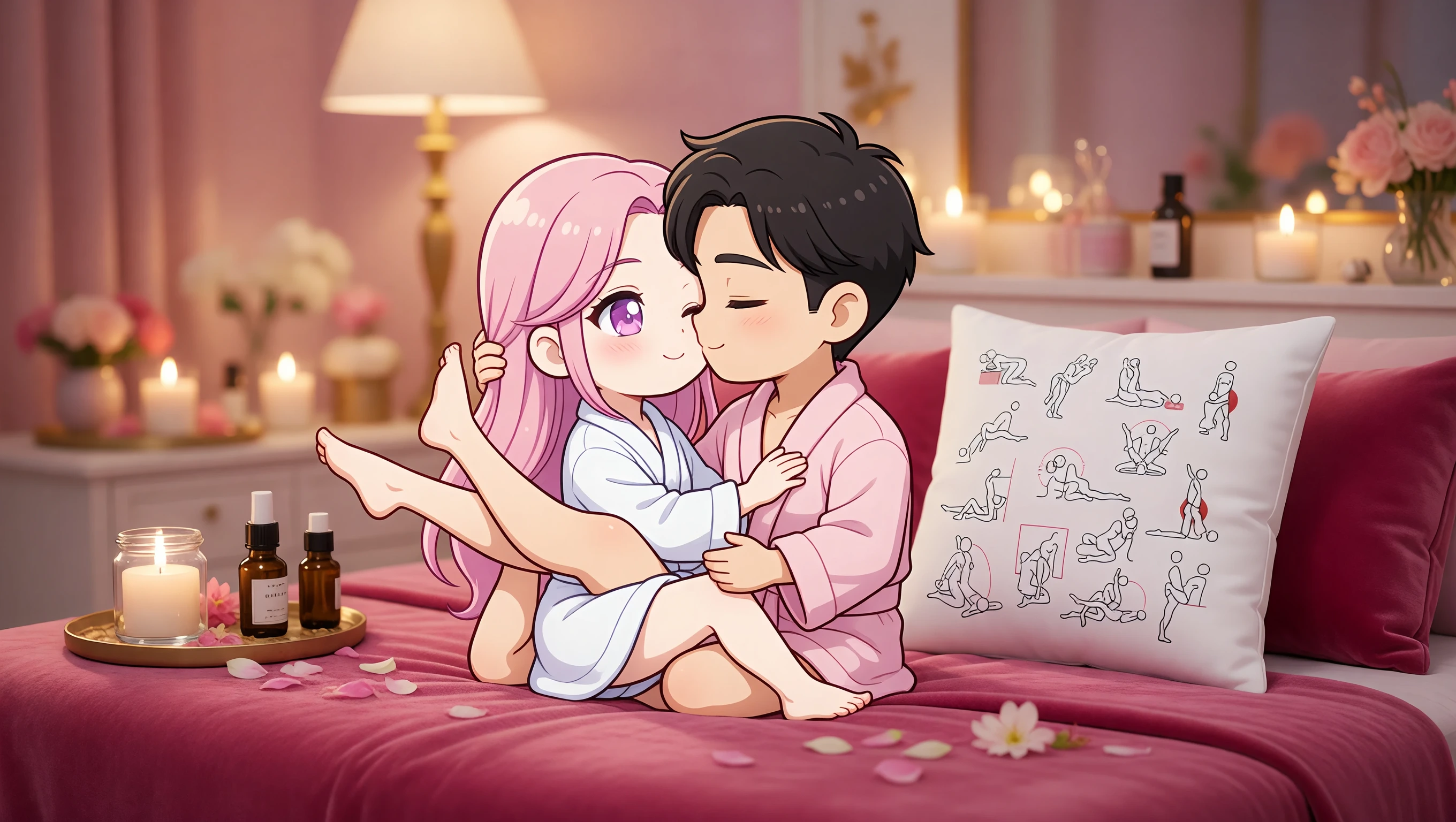 Intertwined on Sides illustration