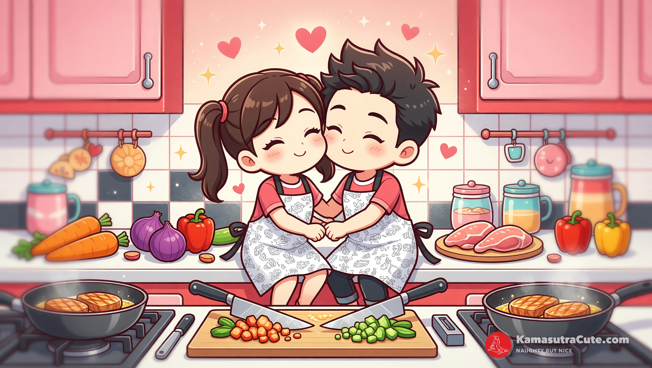 Hip-Bump Dinner Prep illustration