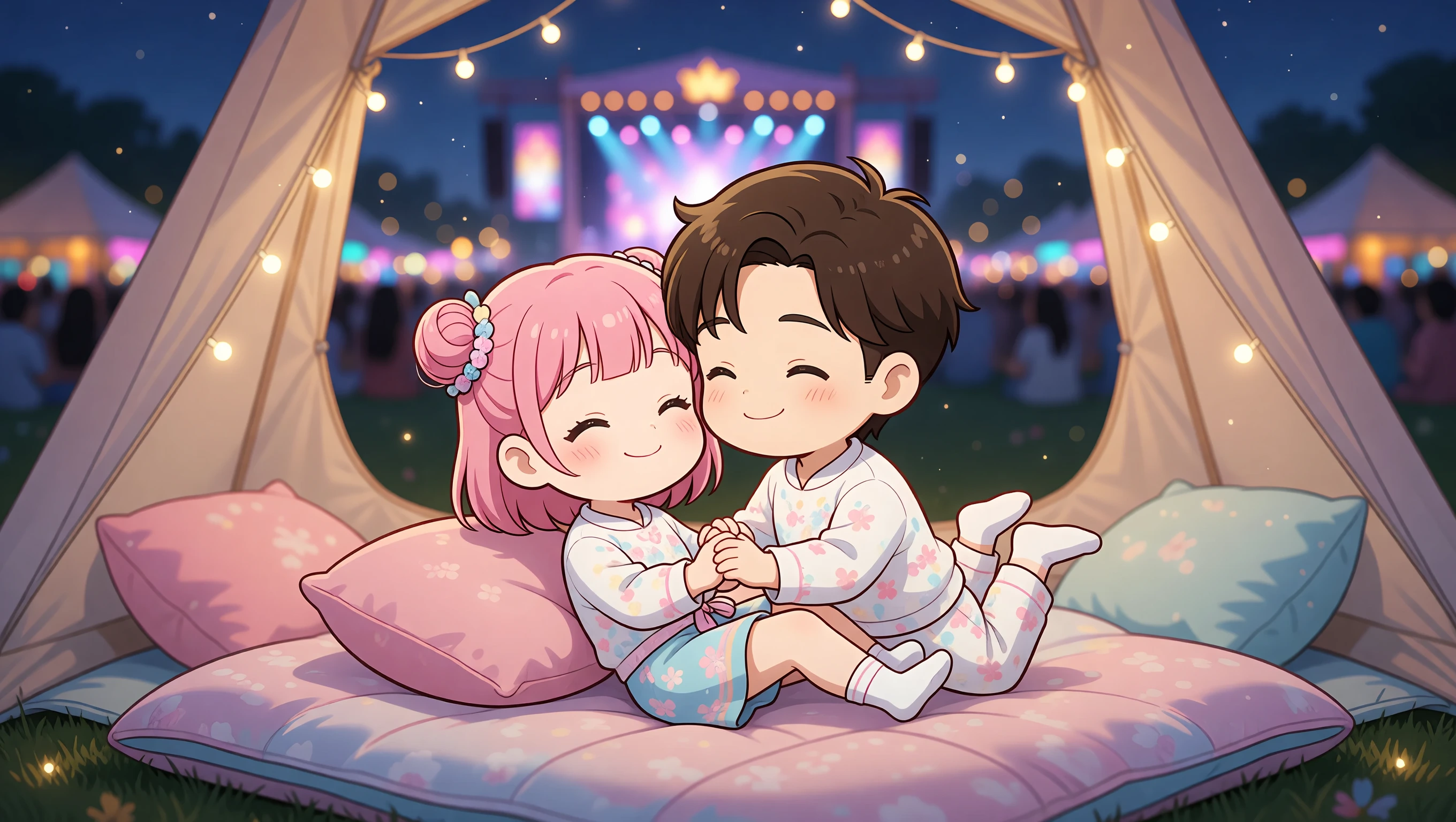 Missionary in Tent illustration
