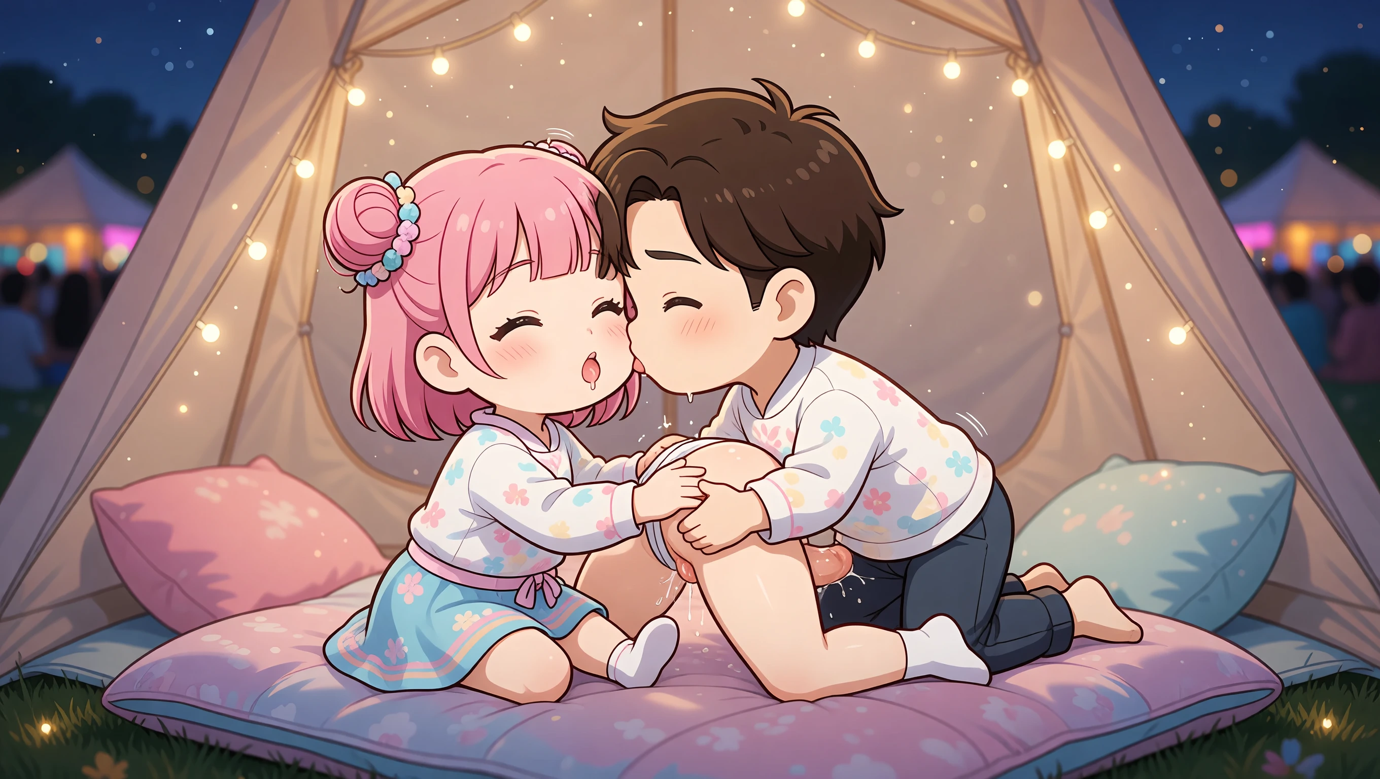 on Blanket illustration