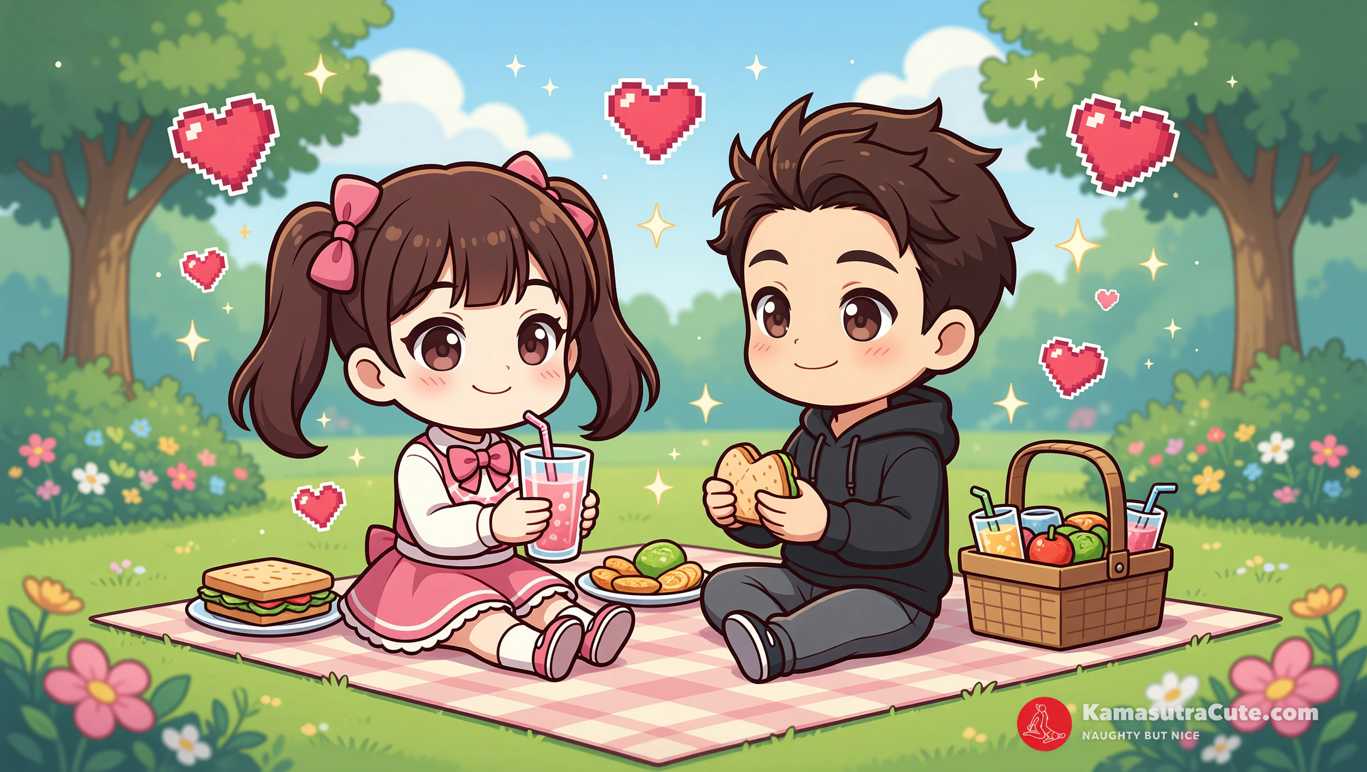 Picnic in Park illustration
