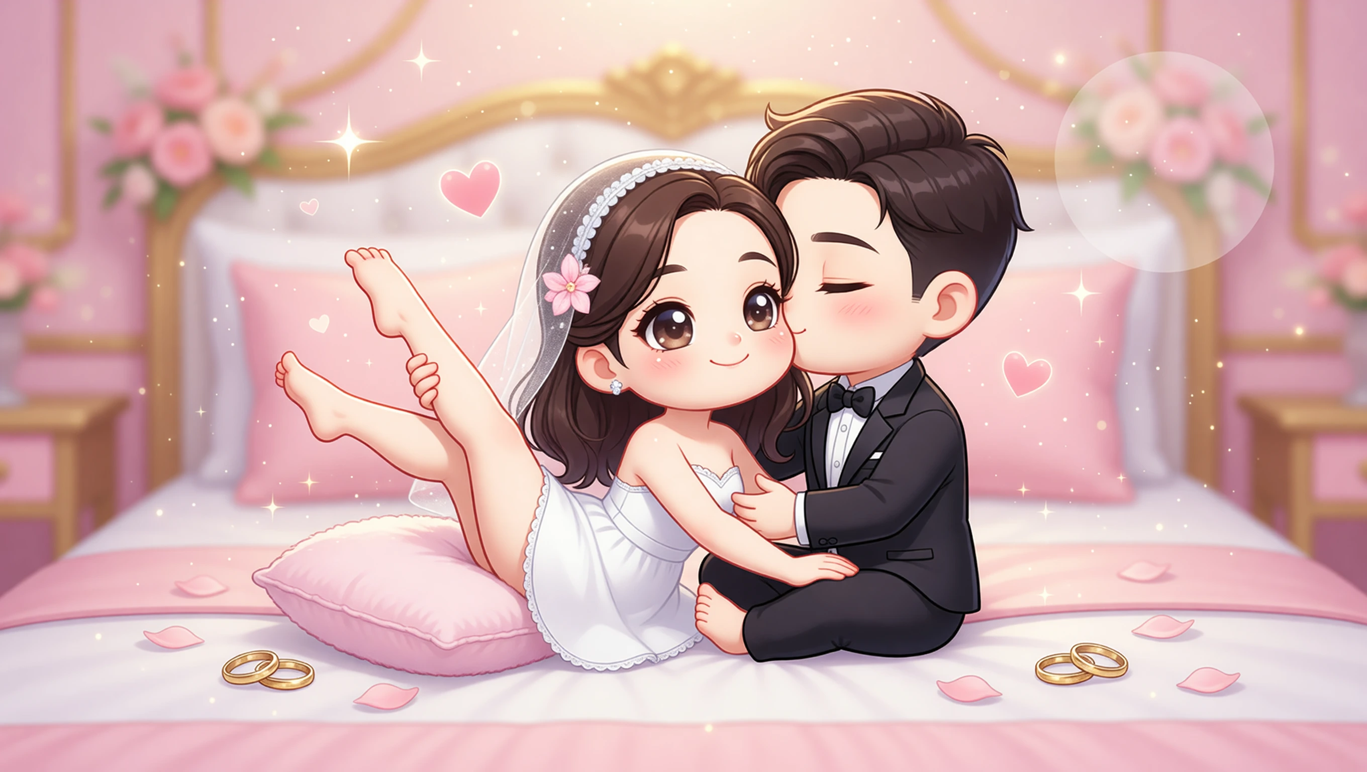 Spooning illustration