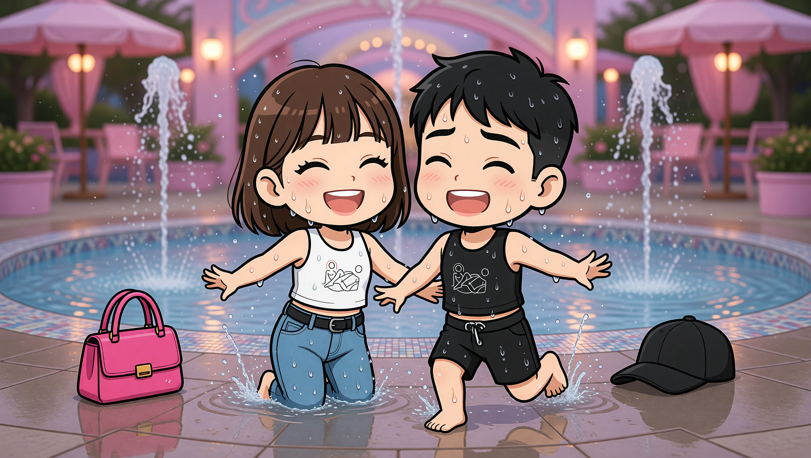 Splash Relay Race illustration