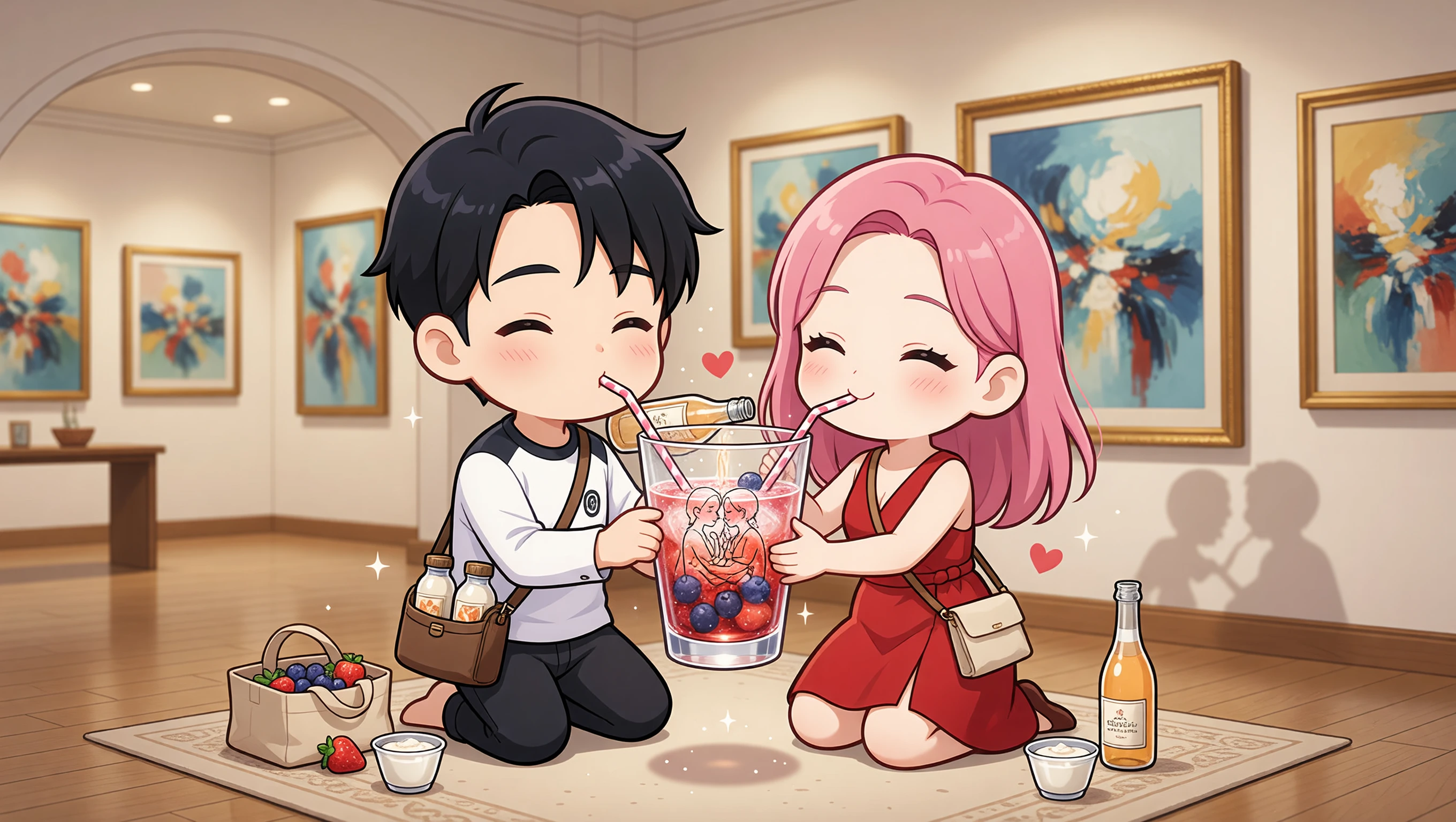 Art Walk After-Shake Flirt illustration