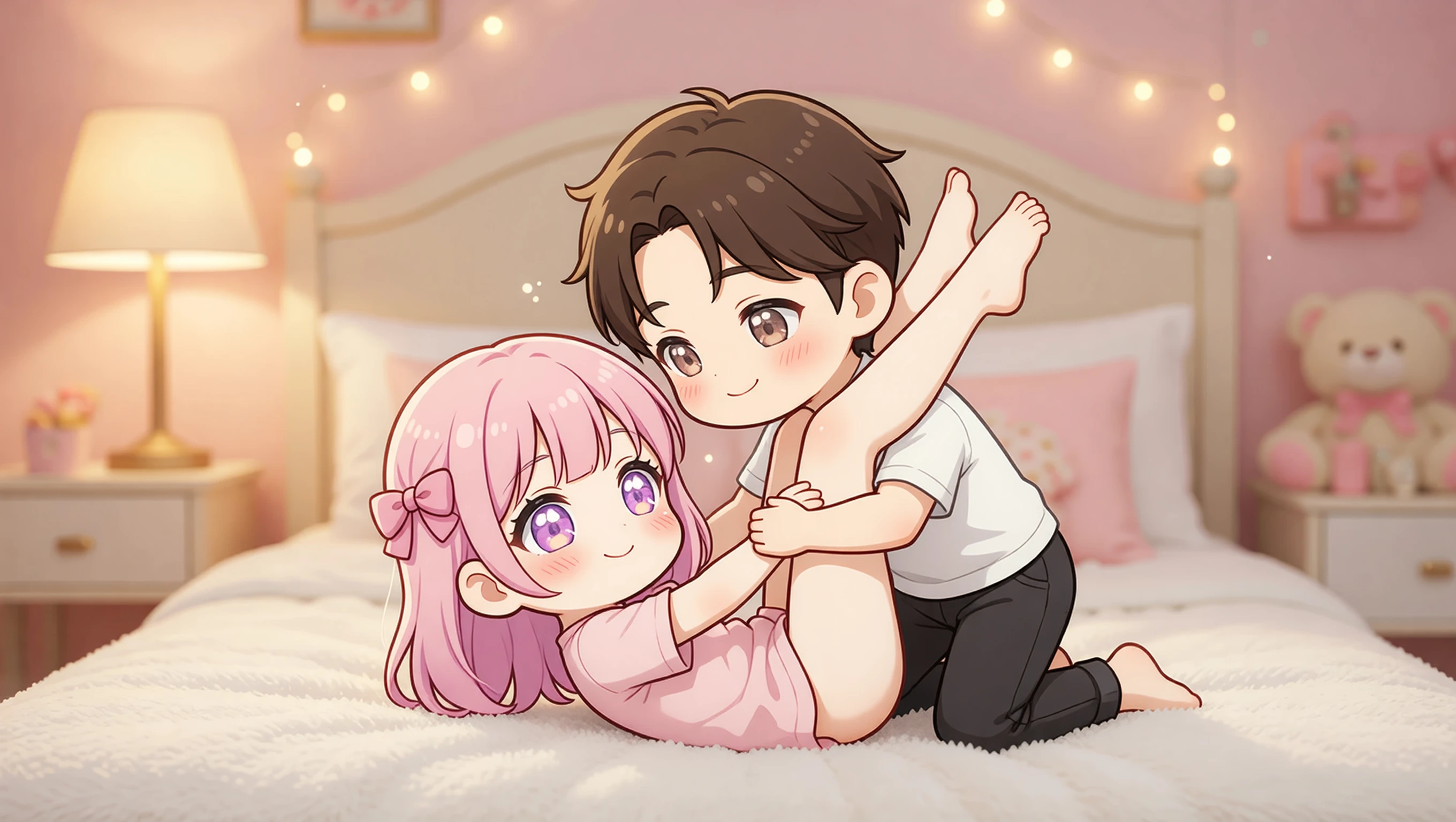 Legs on Shoulders illustration