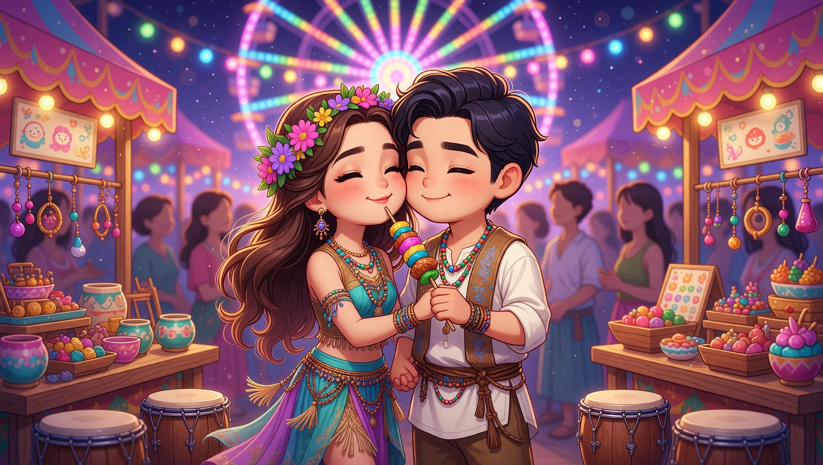 Vendor Stall Walk illustration