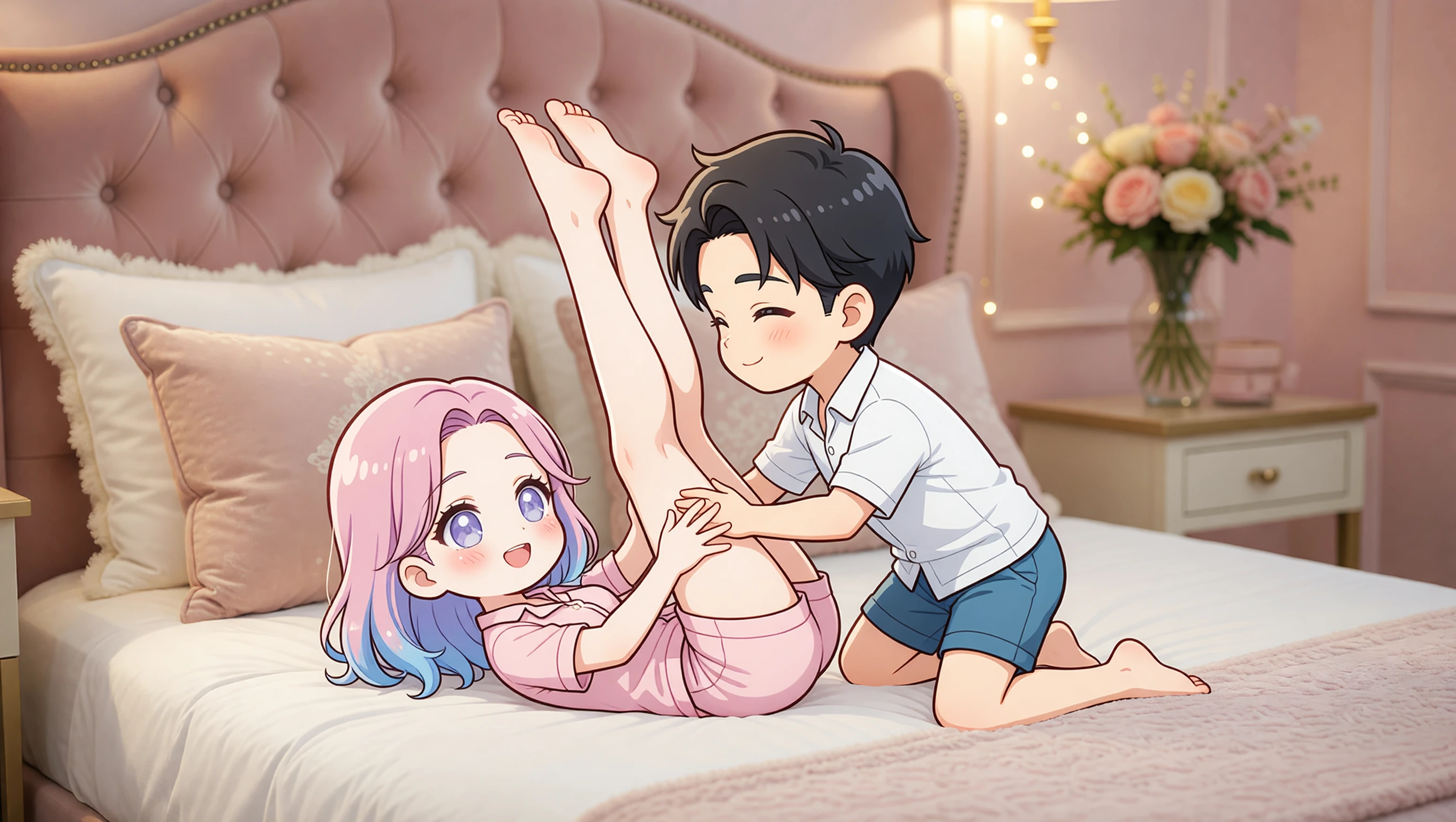 Legs on Shoulders illustration