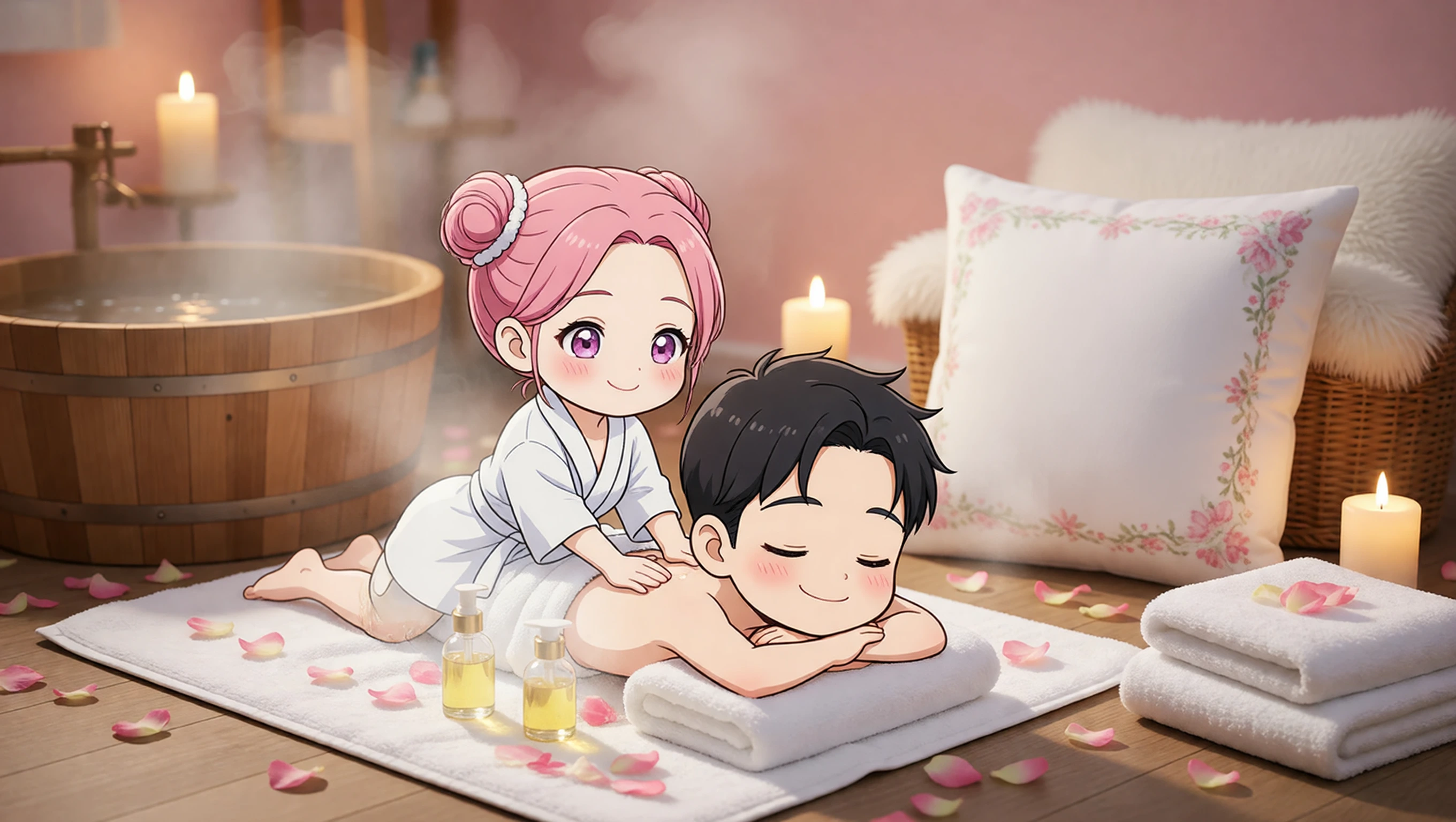 Give a Body Massage illustration