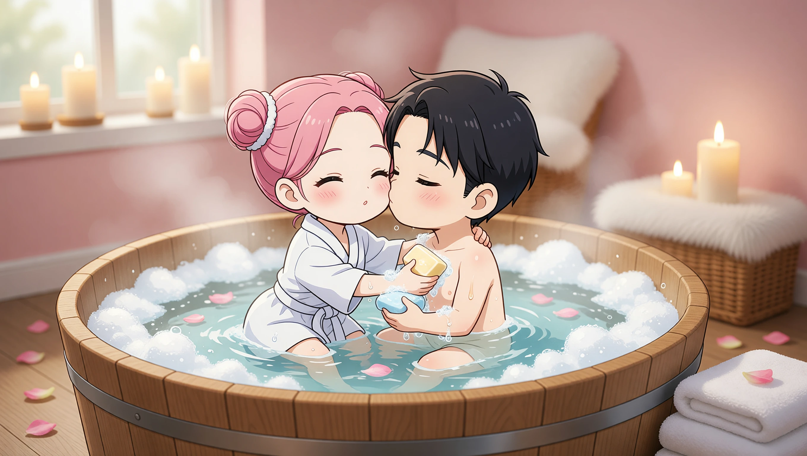 Take a Bubble Bath illustration