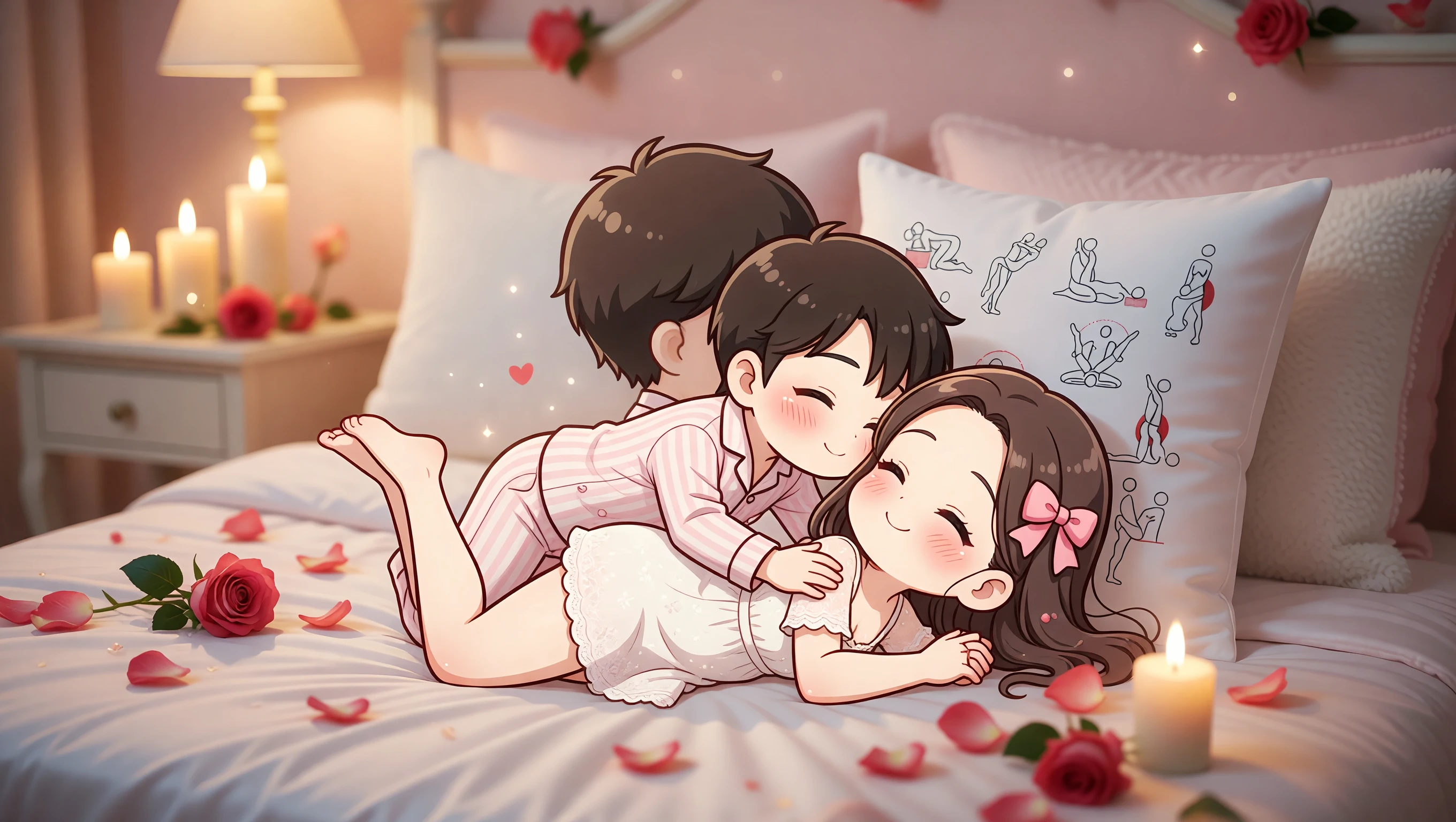 Spooning illustration