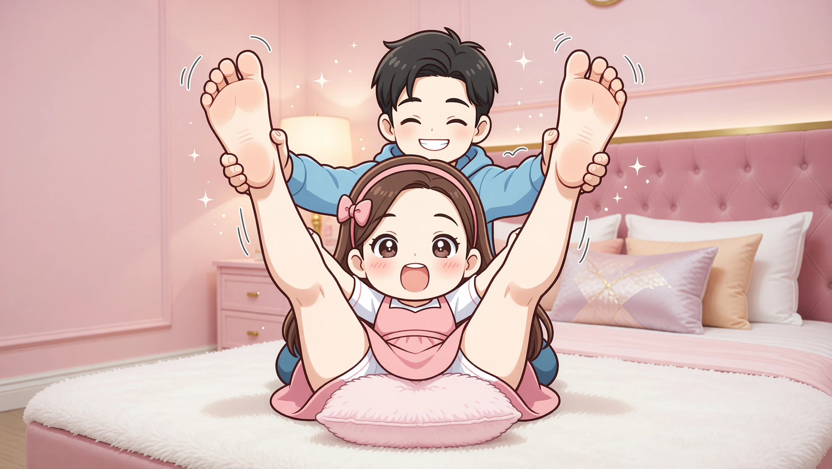 Legs up Missionary illustration