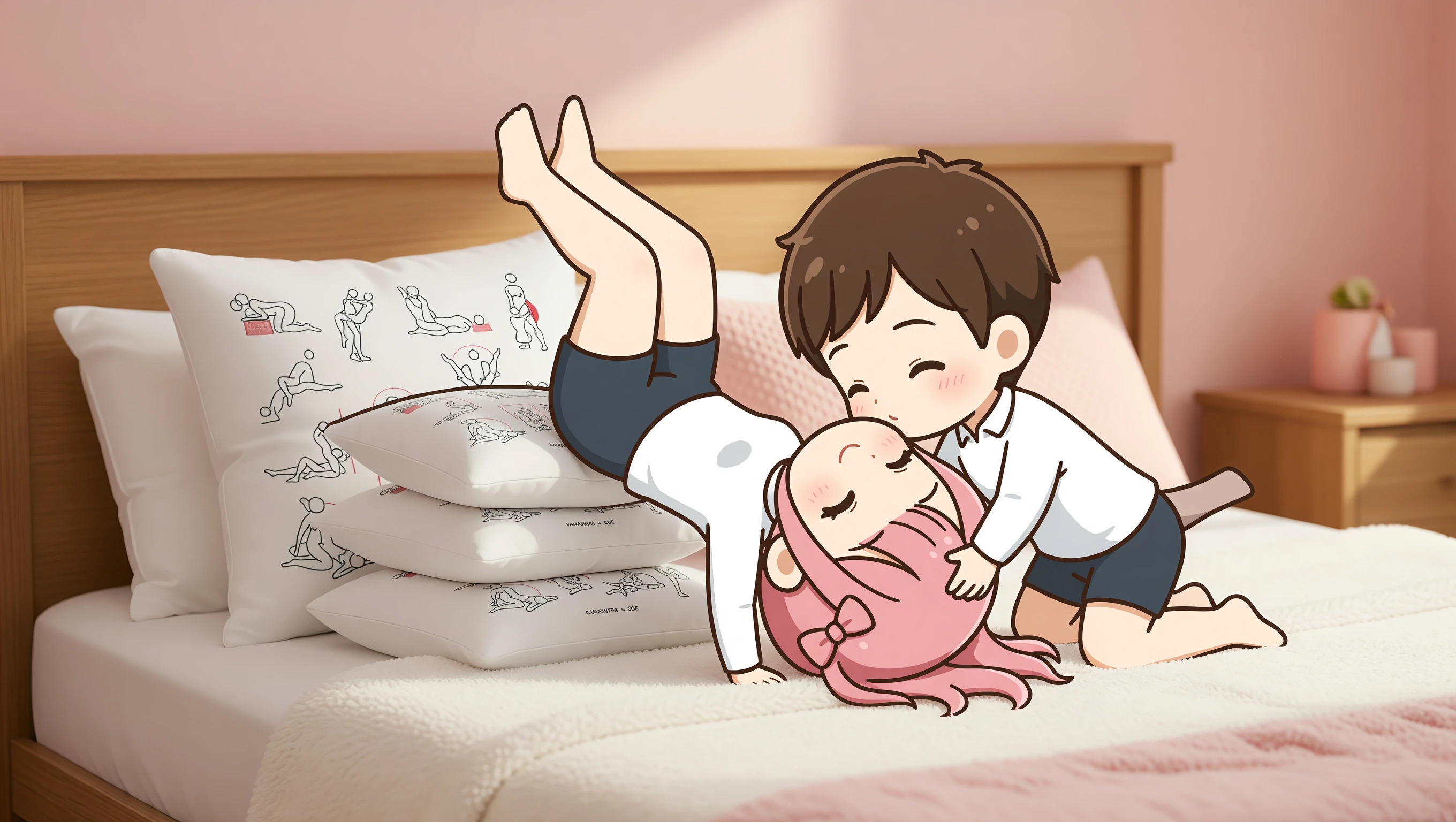 Pillow Bridge Back illustration