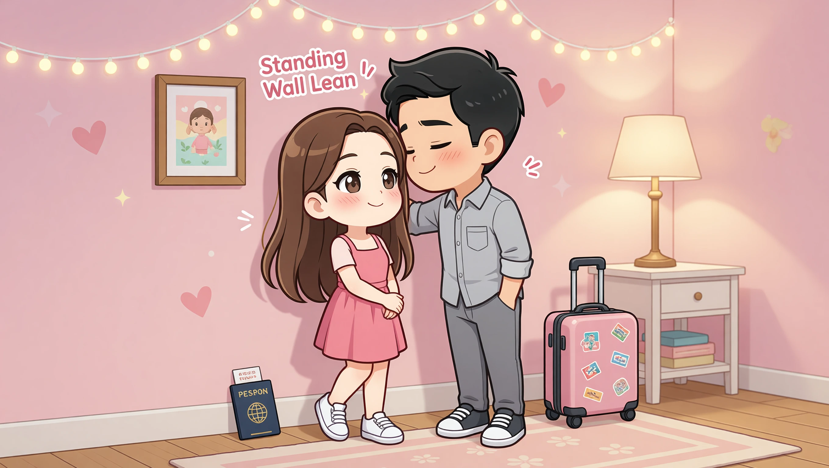 Standing Wall Lean illustration