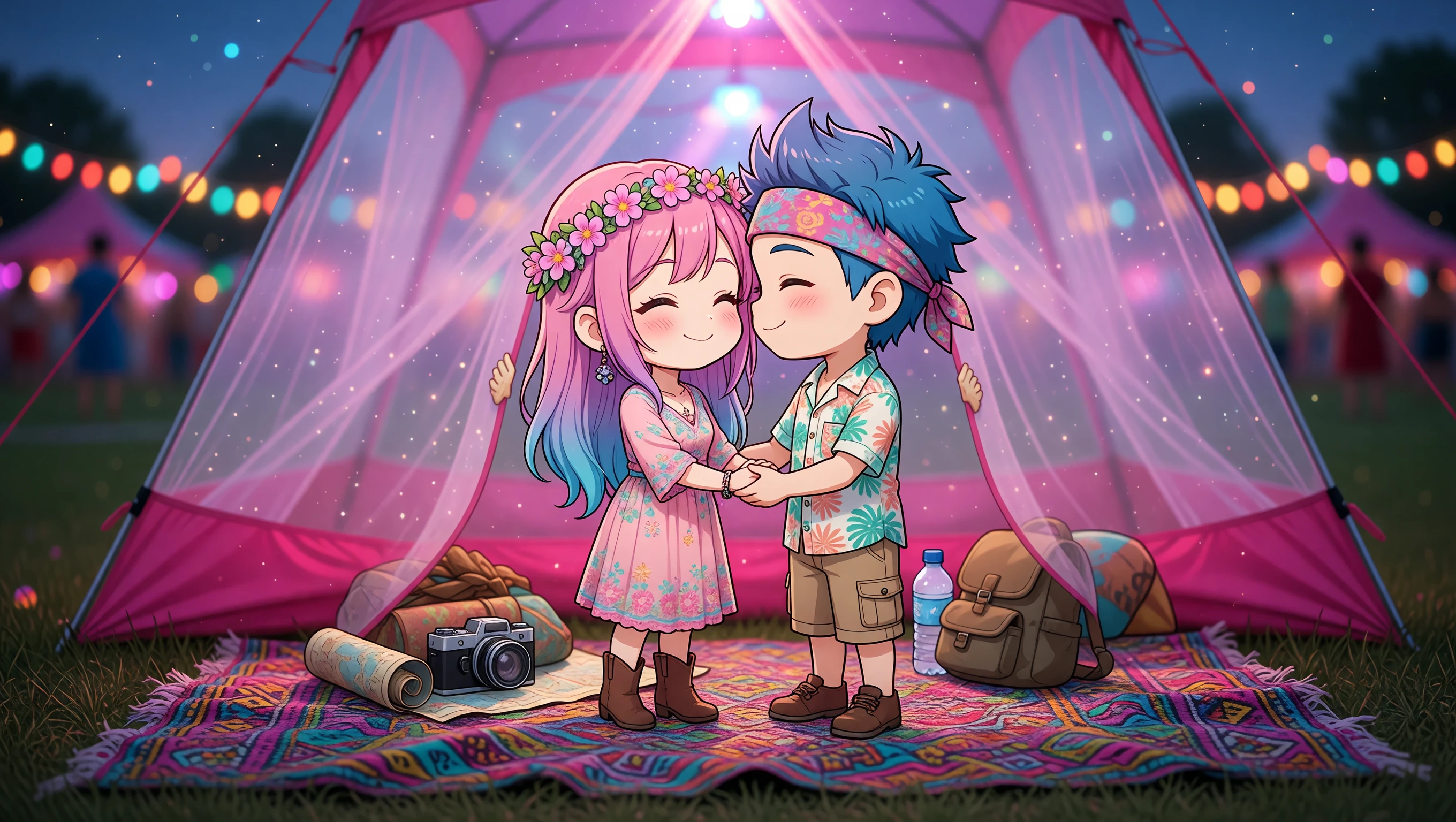 Tent Wall Press illustration