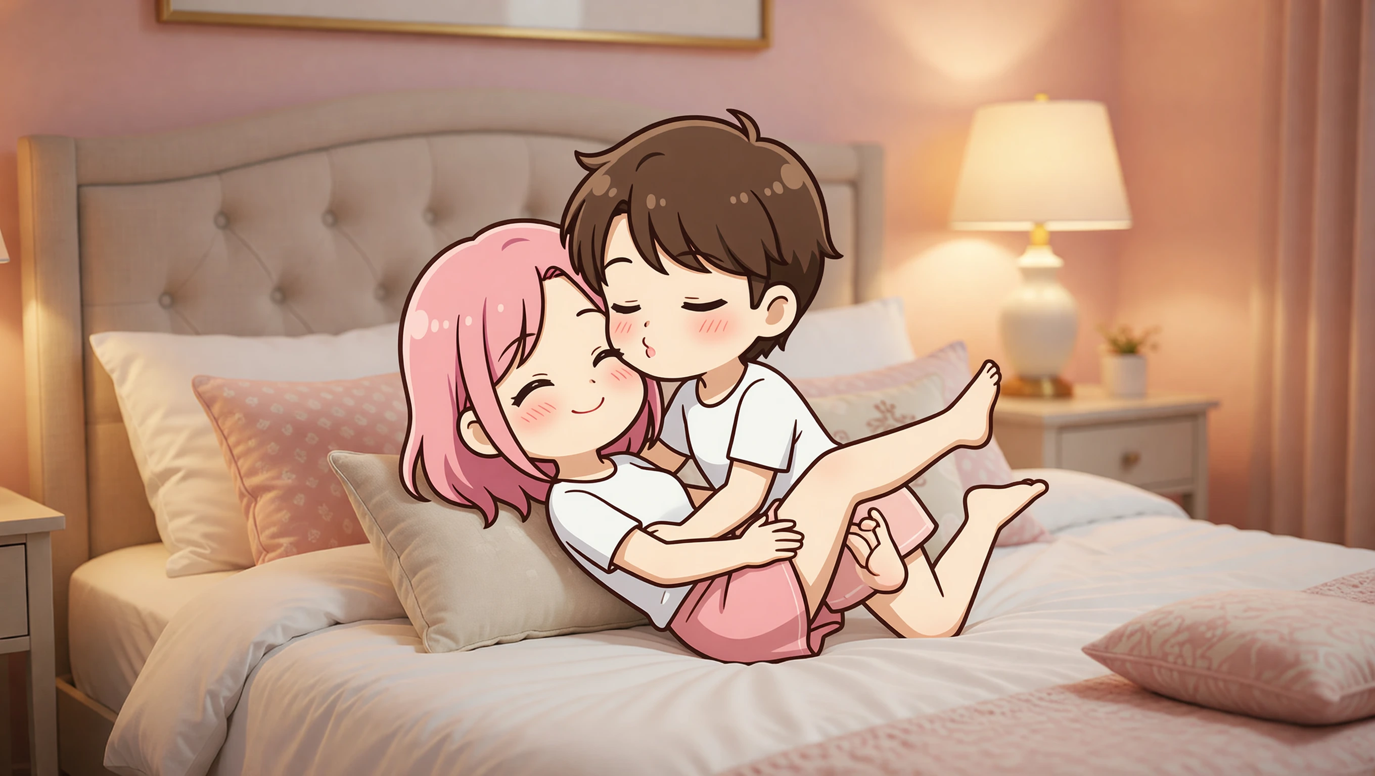 Spooning illustration
