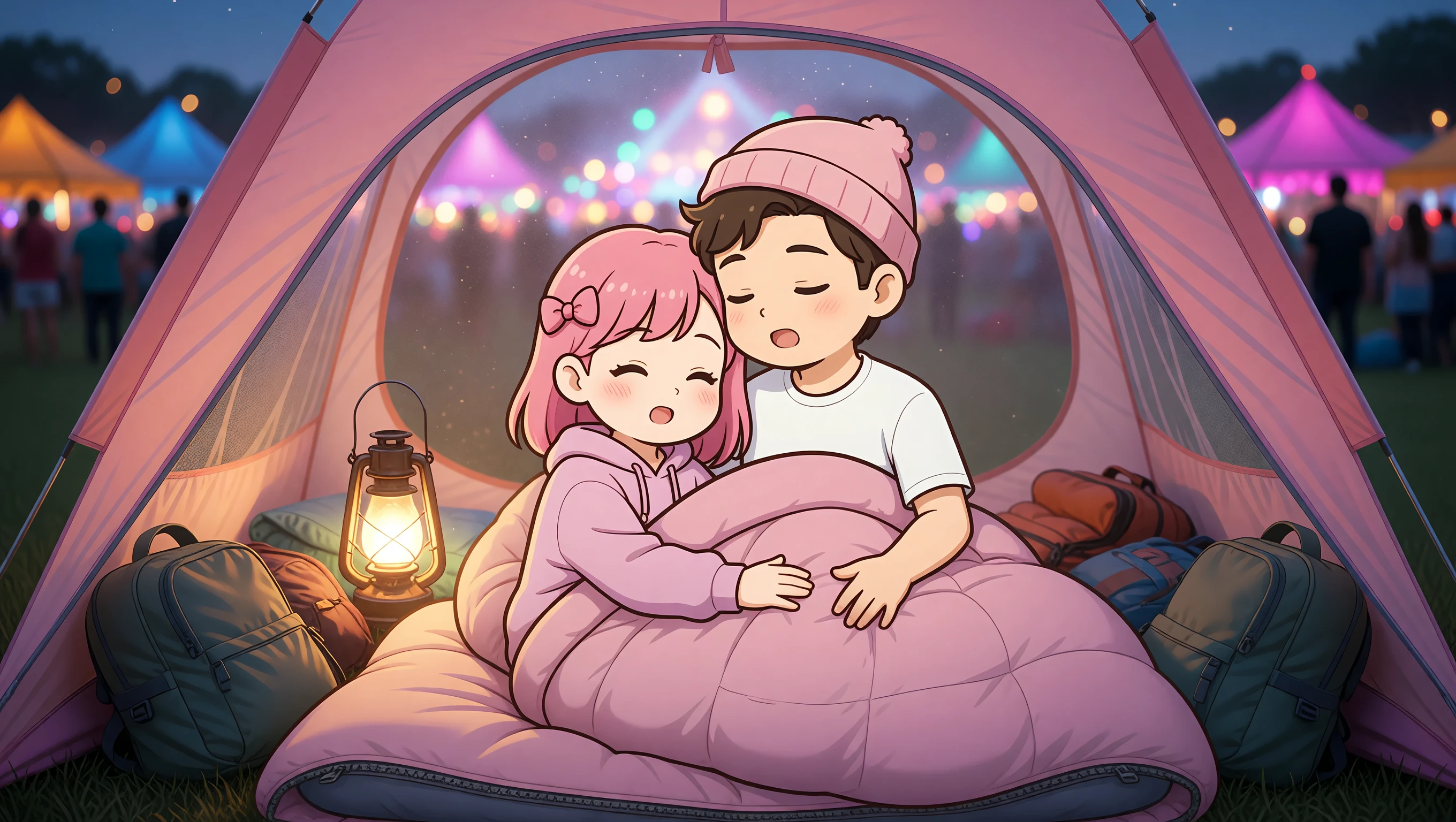 Sleeping Bag Spoon illustration