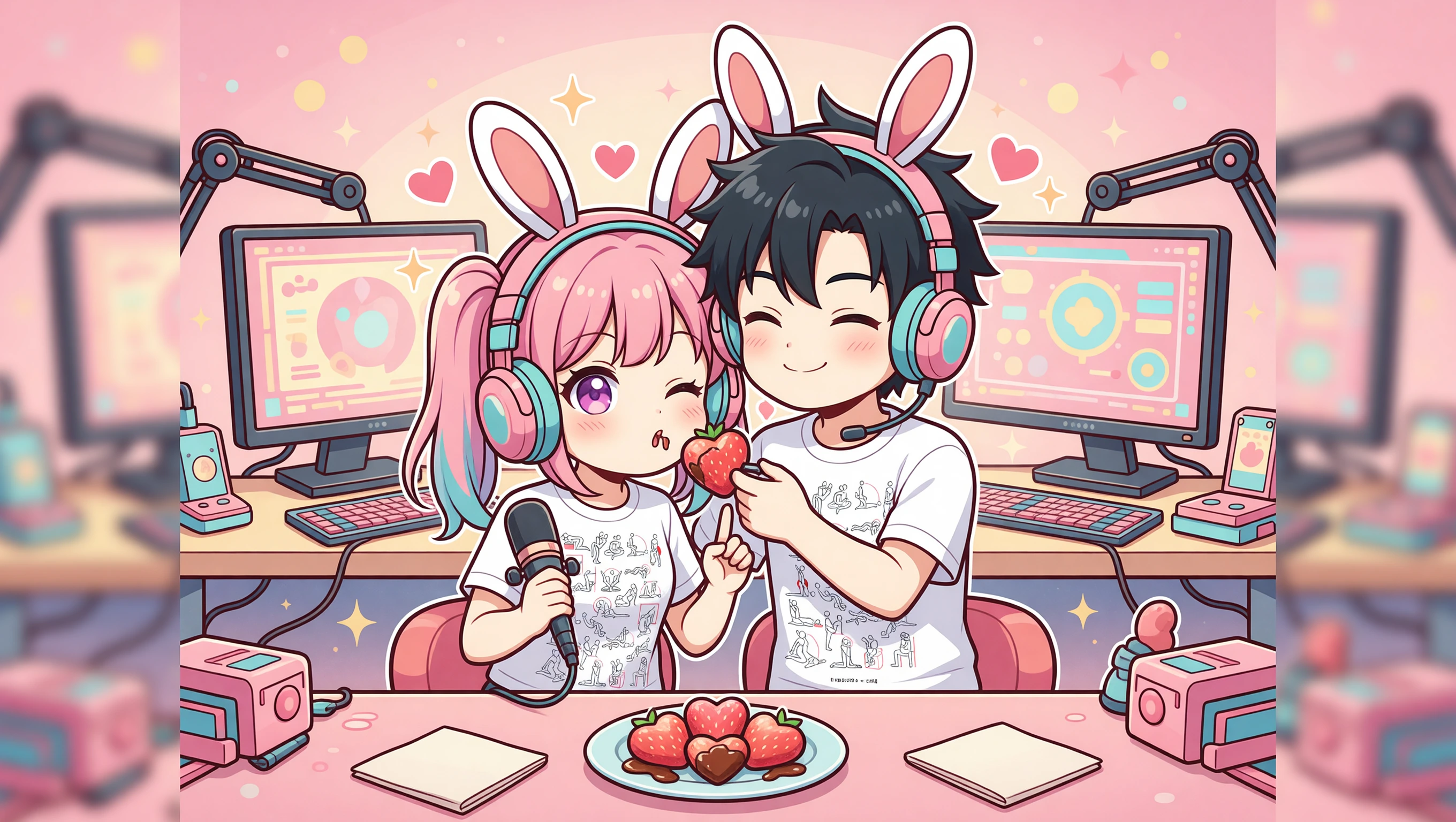 Snack Share Seduce illustration