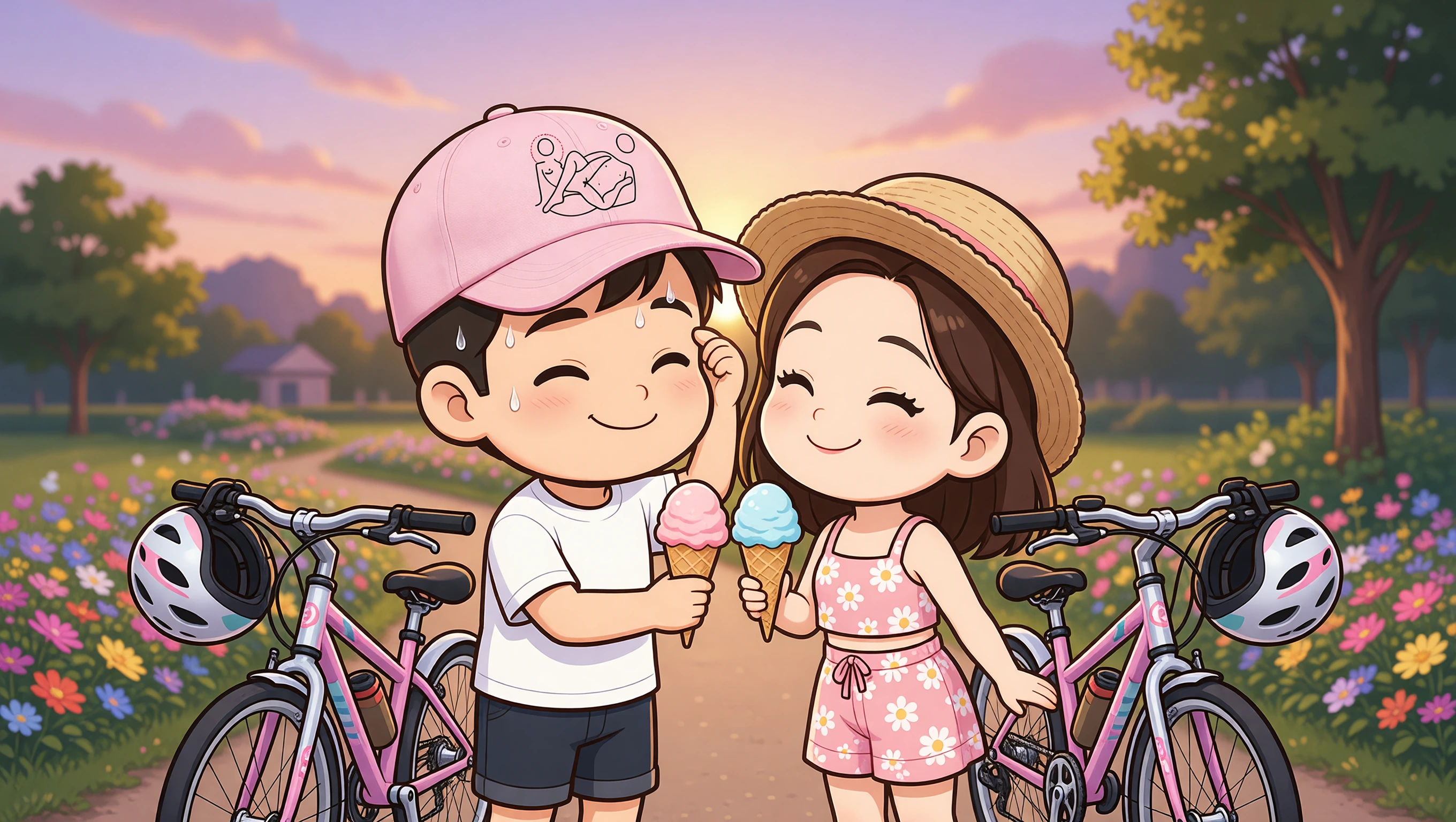 Bike Trail Ride illustration
