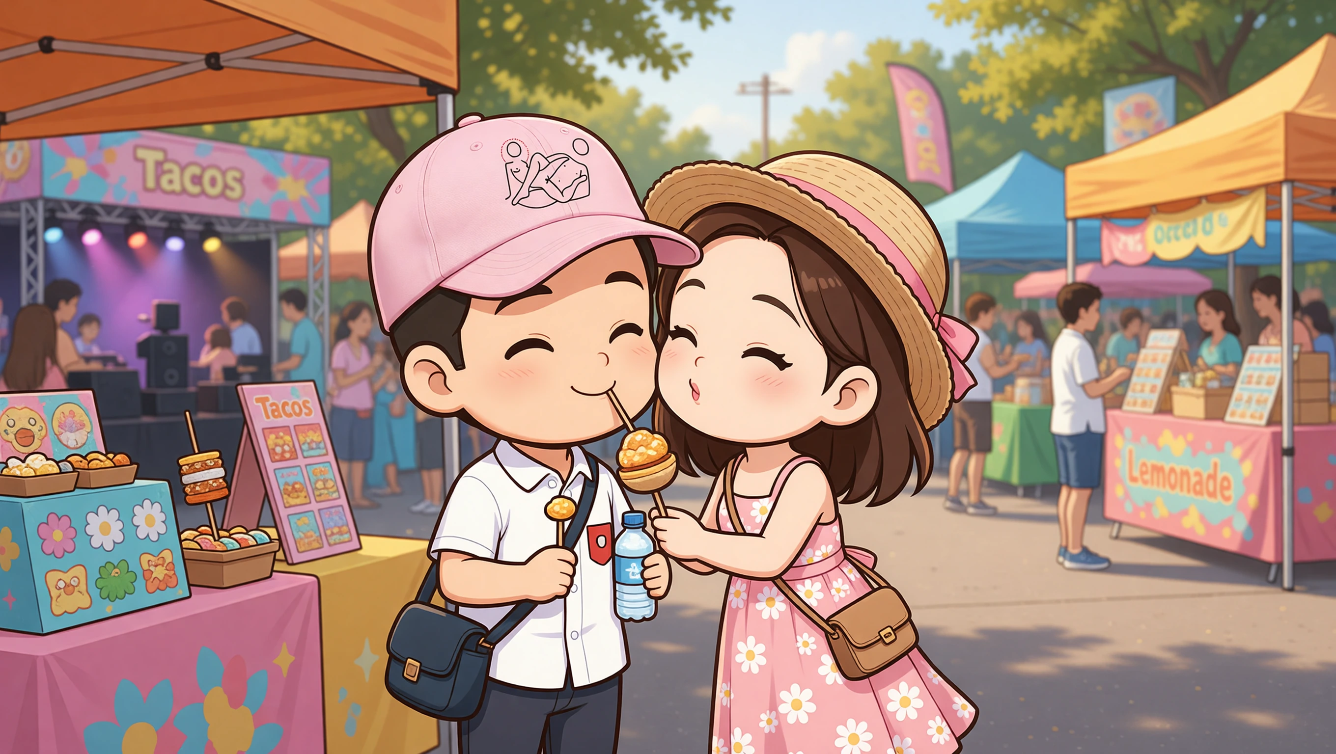 Spring Festival Outing illustration