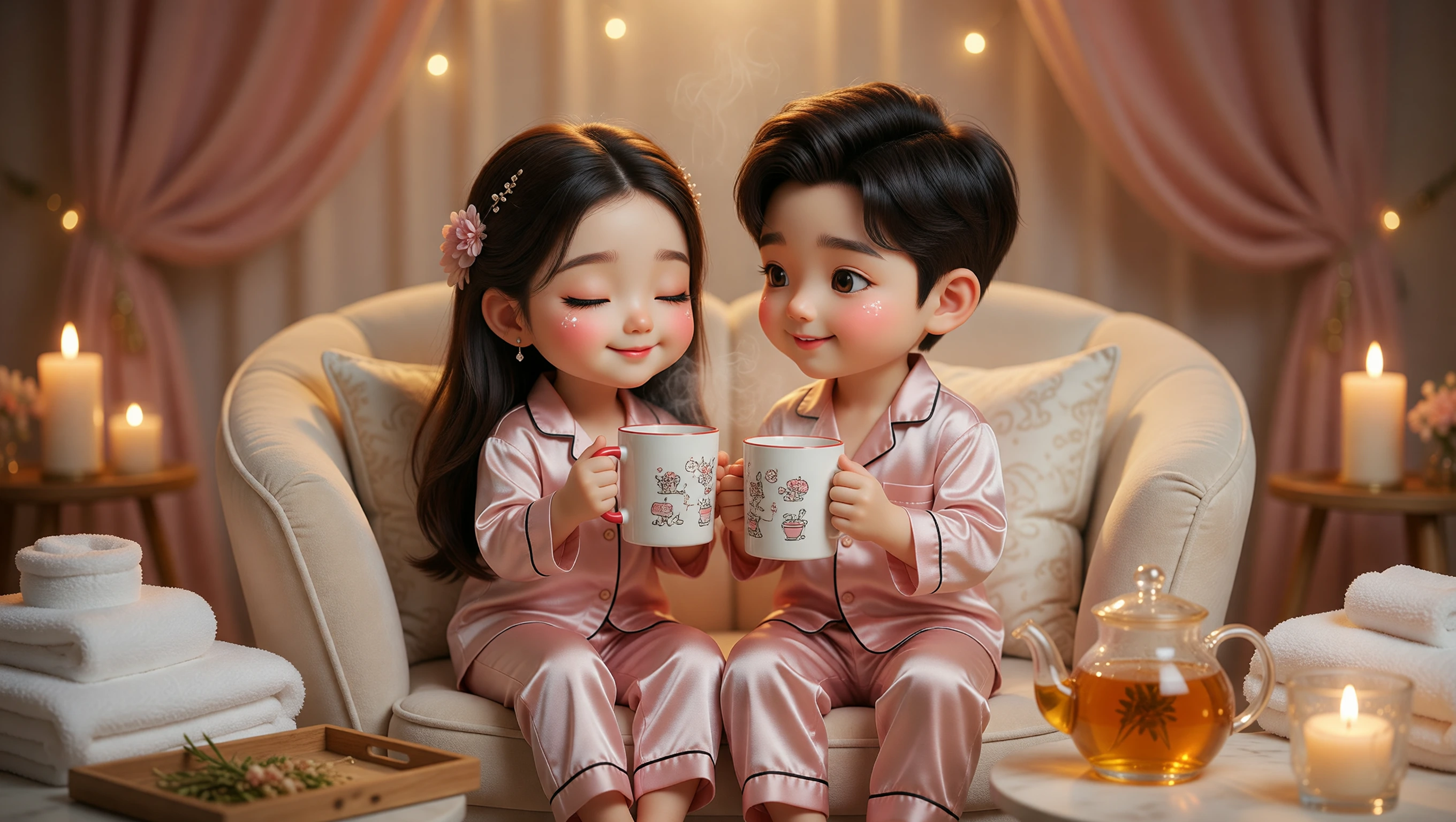Shared Tea Time illustration