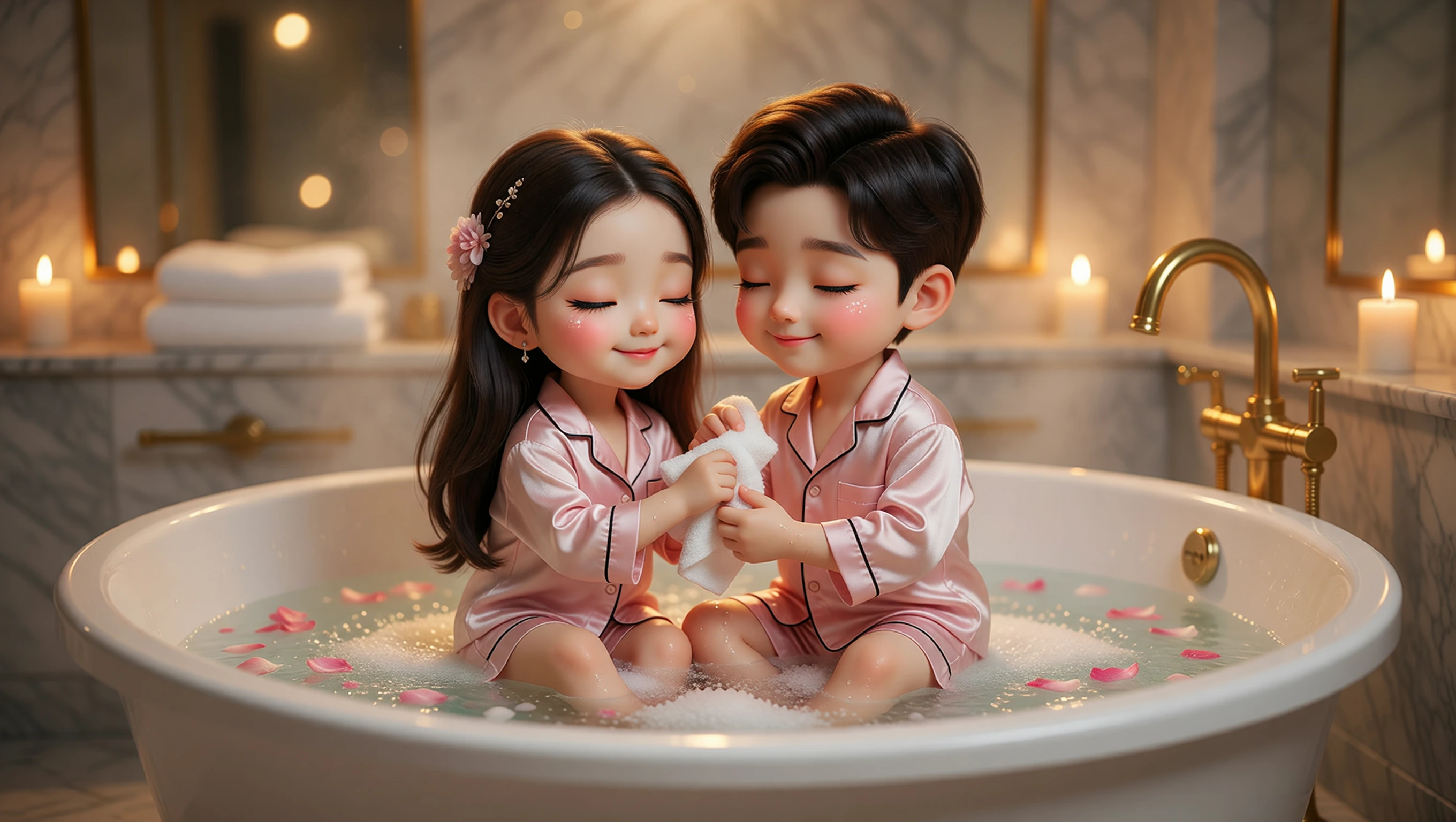 Warm Bath illustration