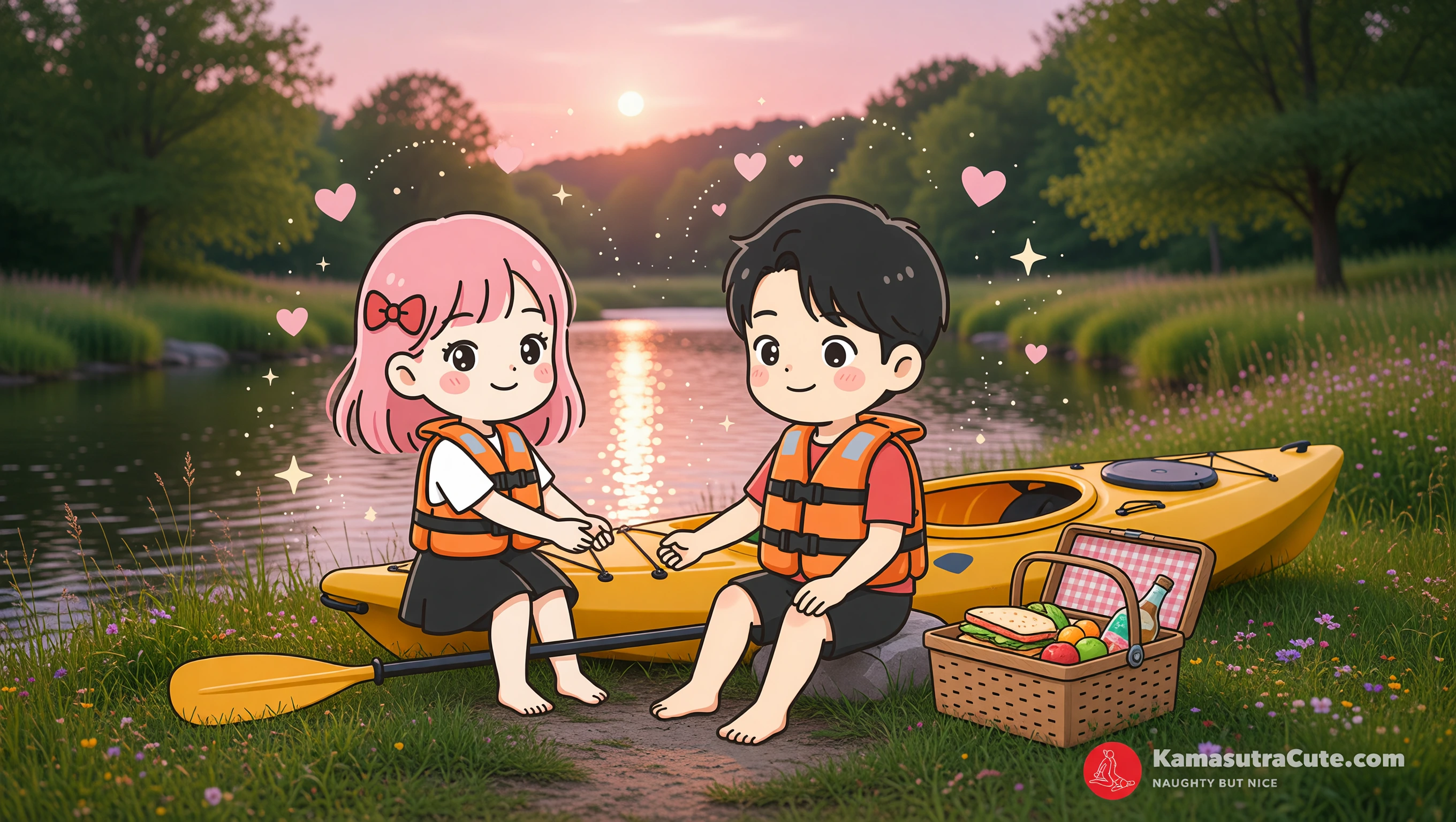Riverside Kayak Nook illustration